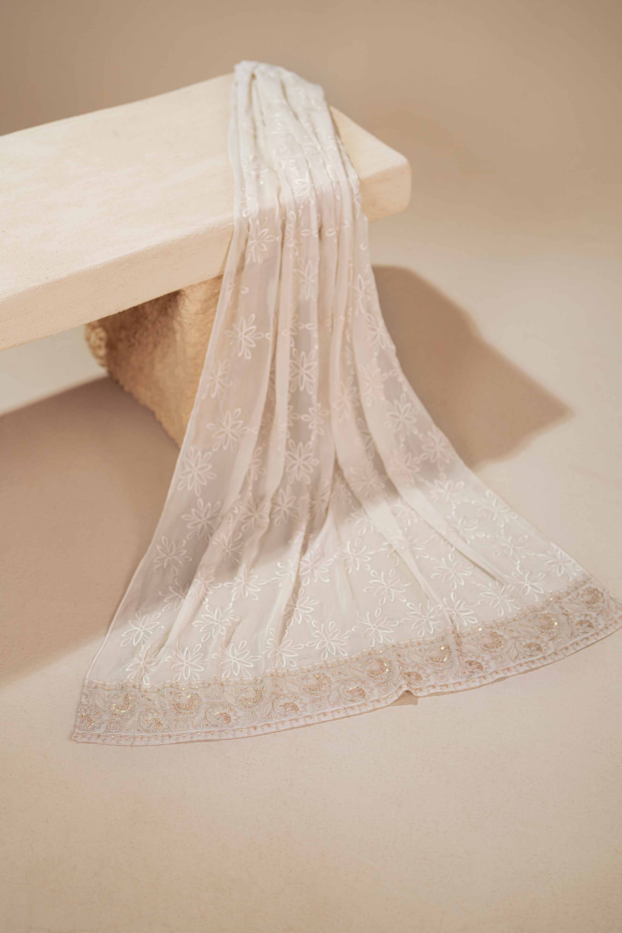 Embroidered Dupatta - KFS25-104 - Image 10