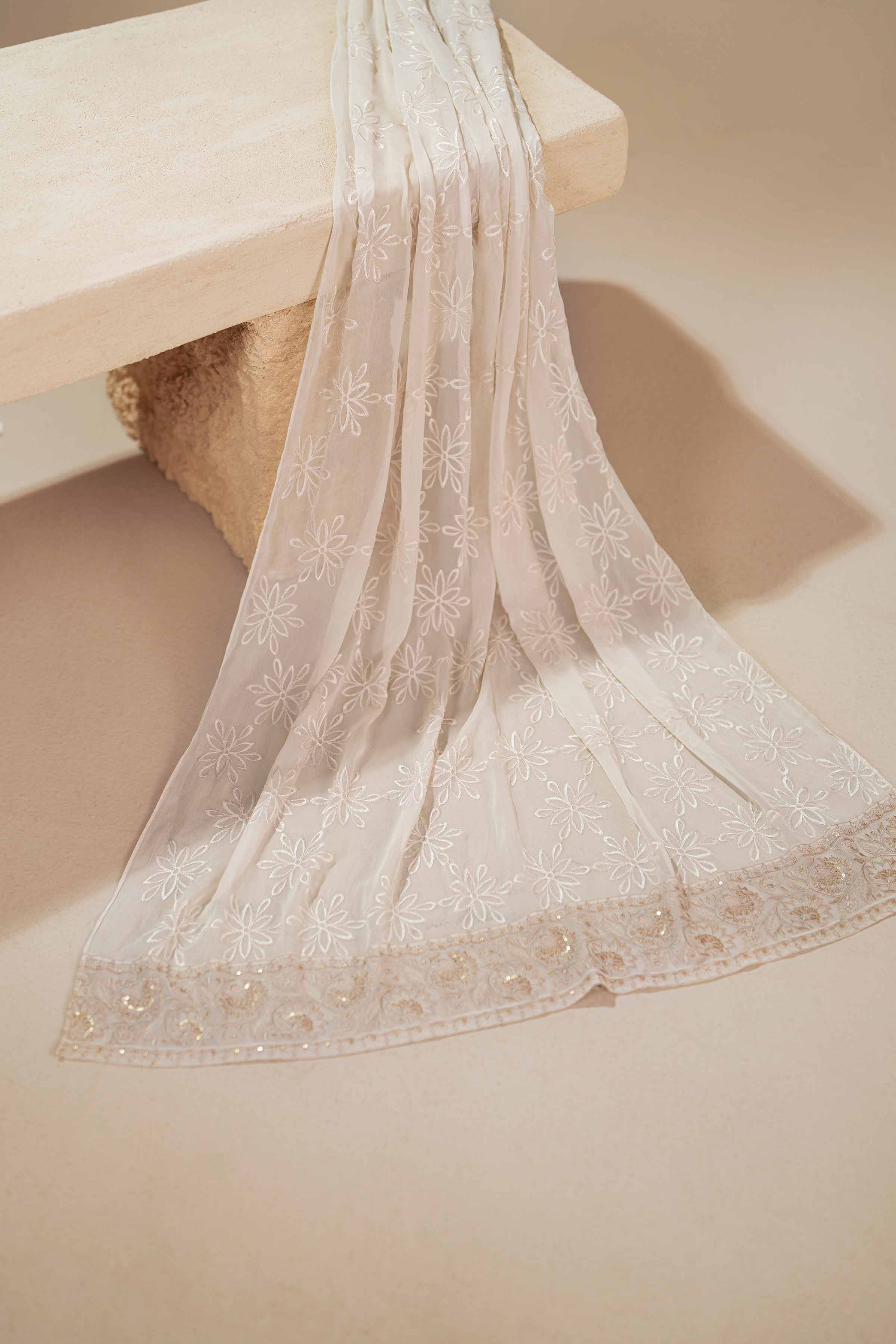 Embroidered Dupatta - KFS25-104 - Image 12