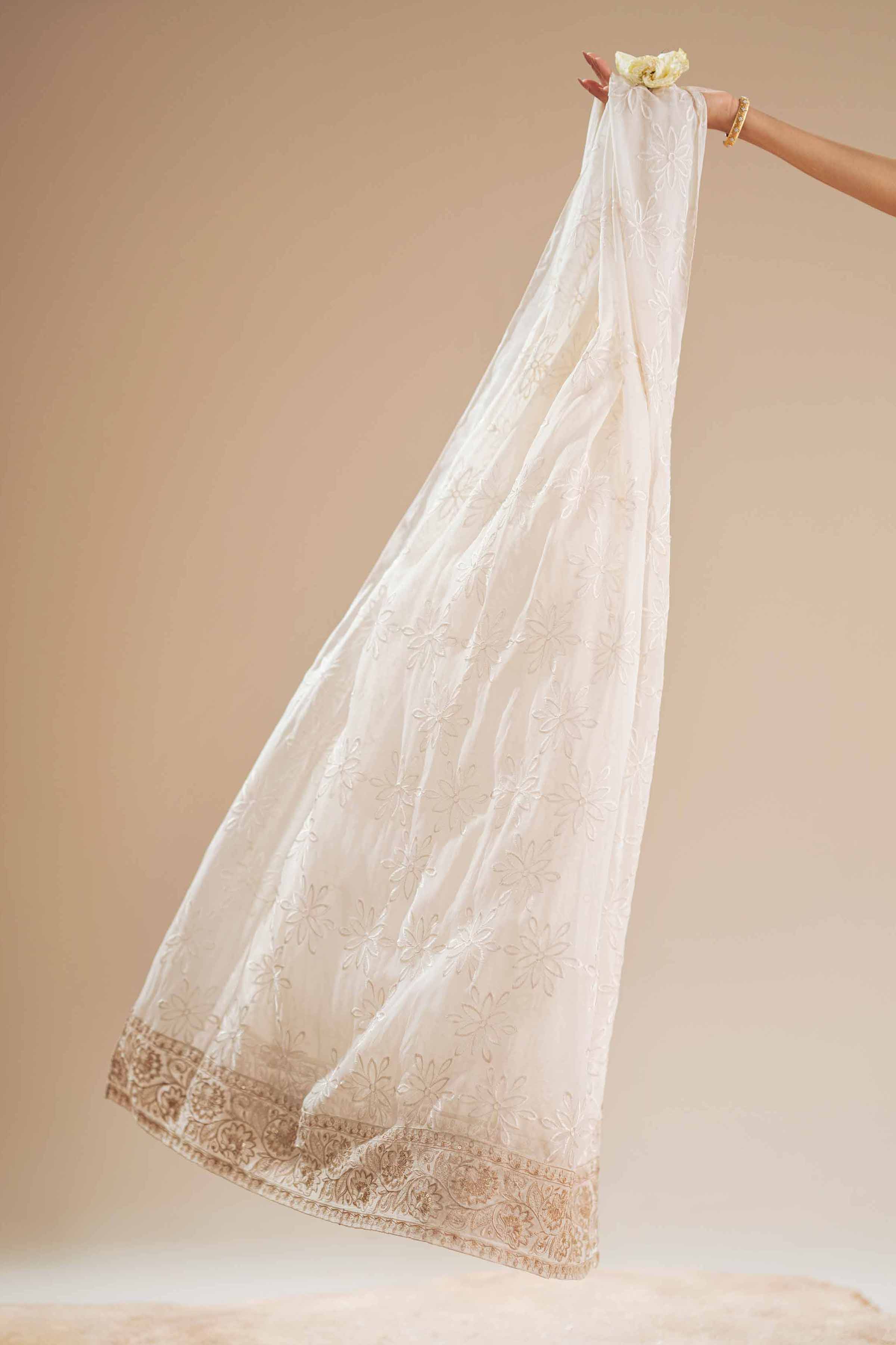 Embroidered Dupatta - KFS25-104 - Image 3