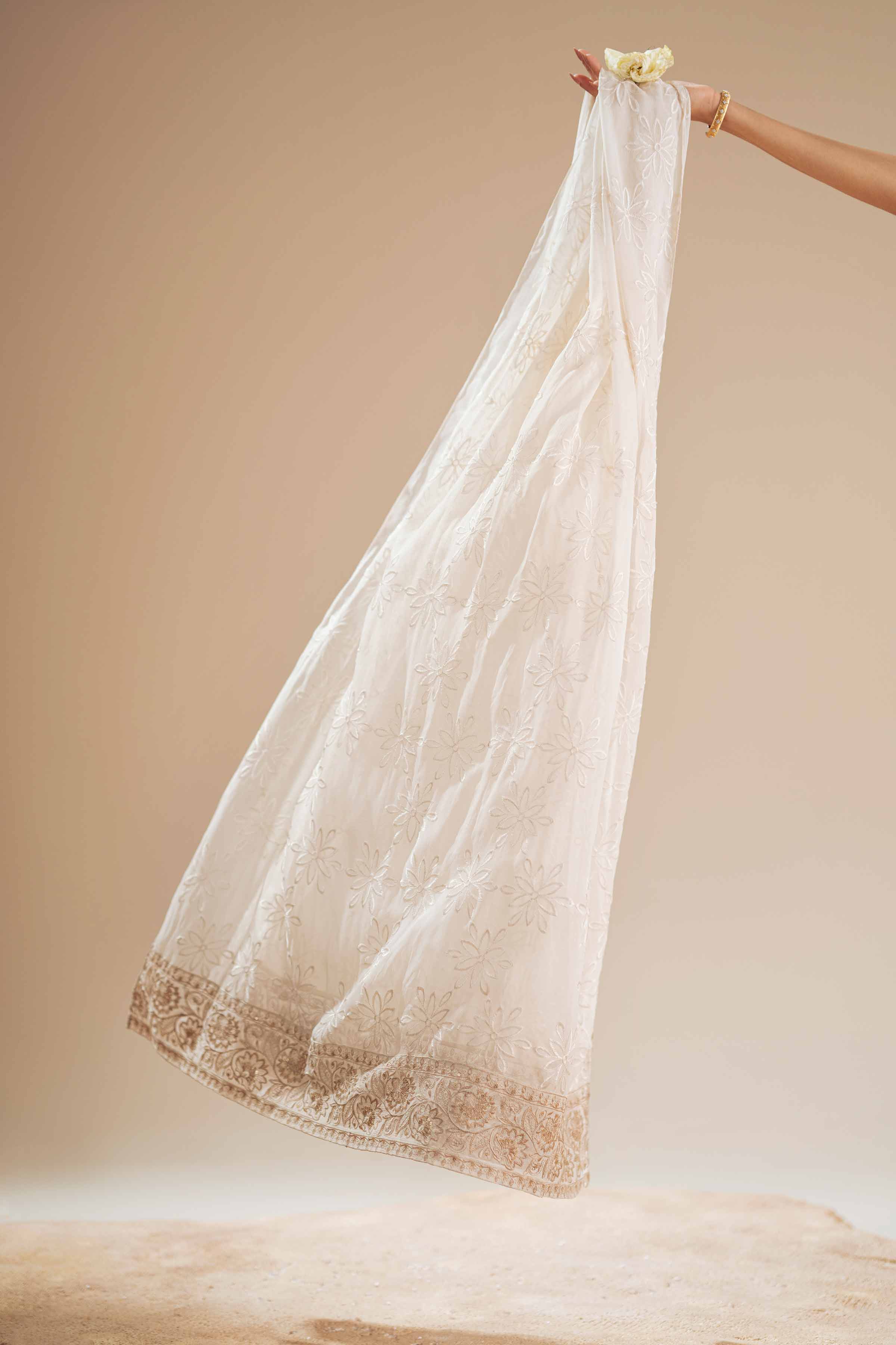 Embroidered Dupatta - KFS25-104 - Image 8
