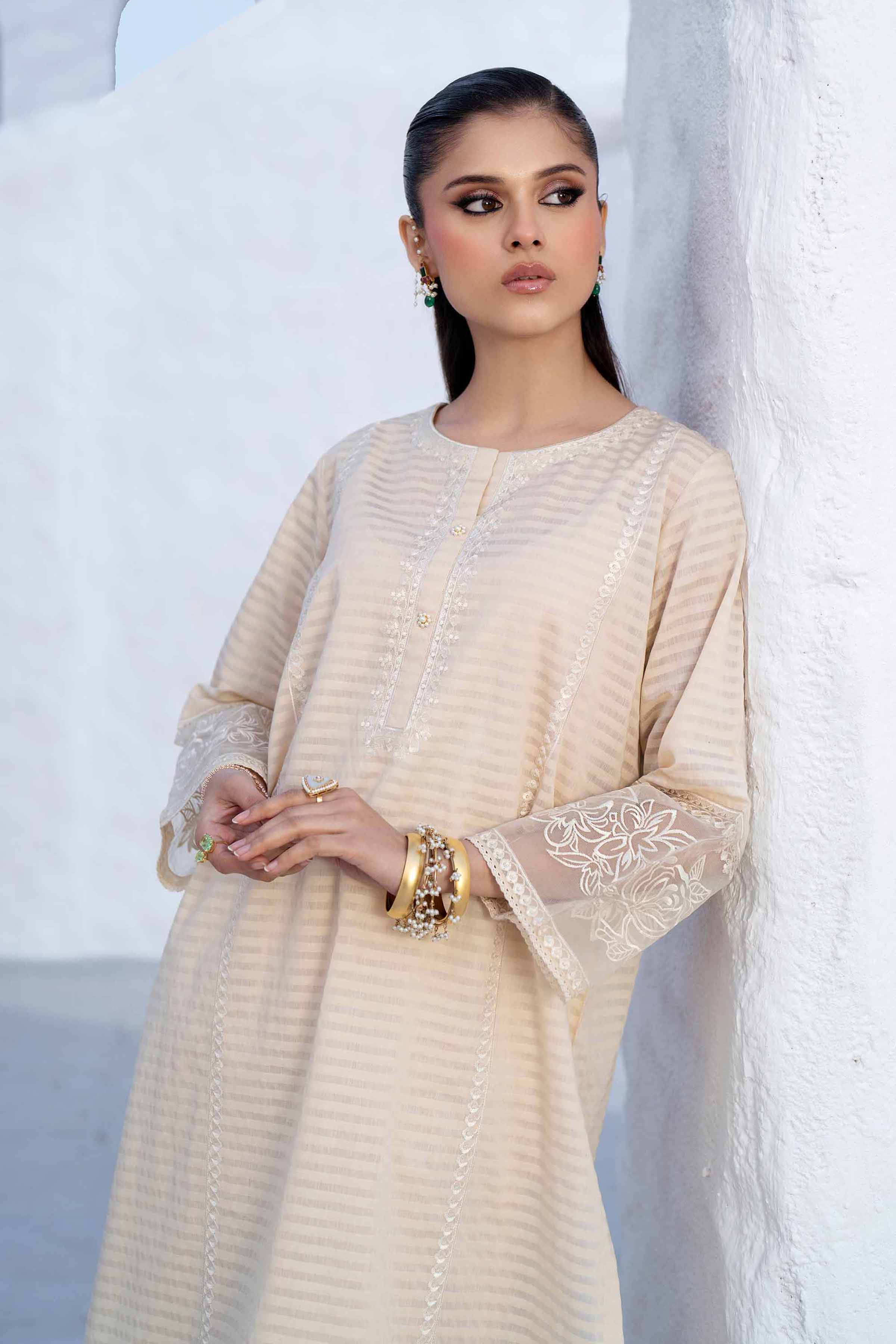2 Piece - Embroidered Suit - KFS25-13 - Image 2