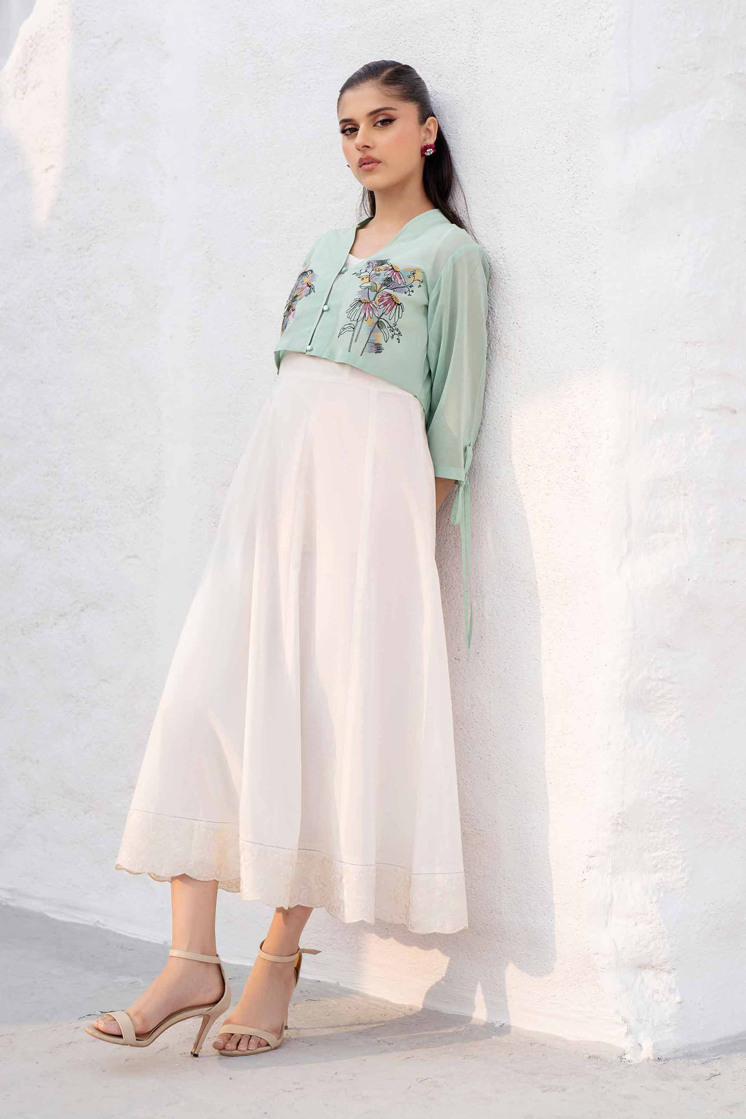 2 Piece - Embroidered Suit - KFS25-24
