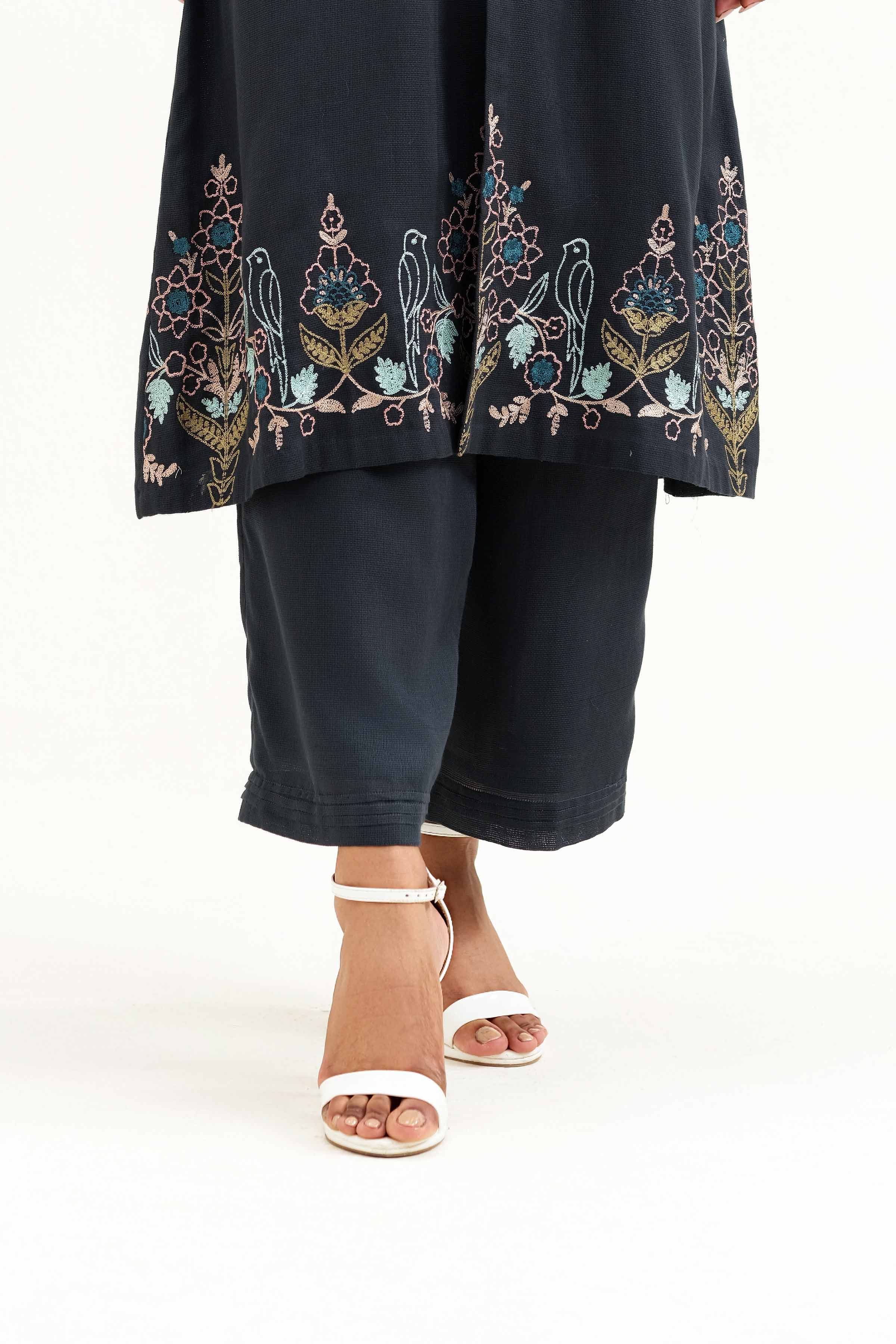 2 Piece - Embroidered Suit - KFS25-29 - Image 4