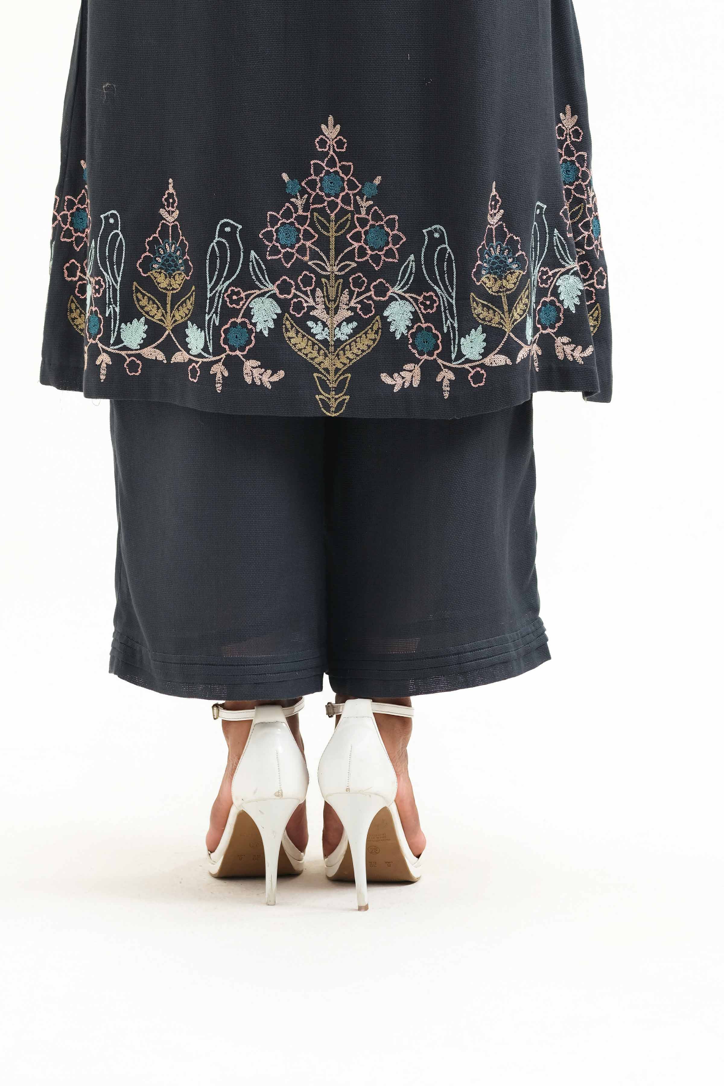 2 Piece - Embroidered Suit - KFS25-29 - Image 5