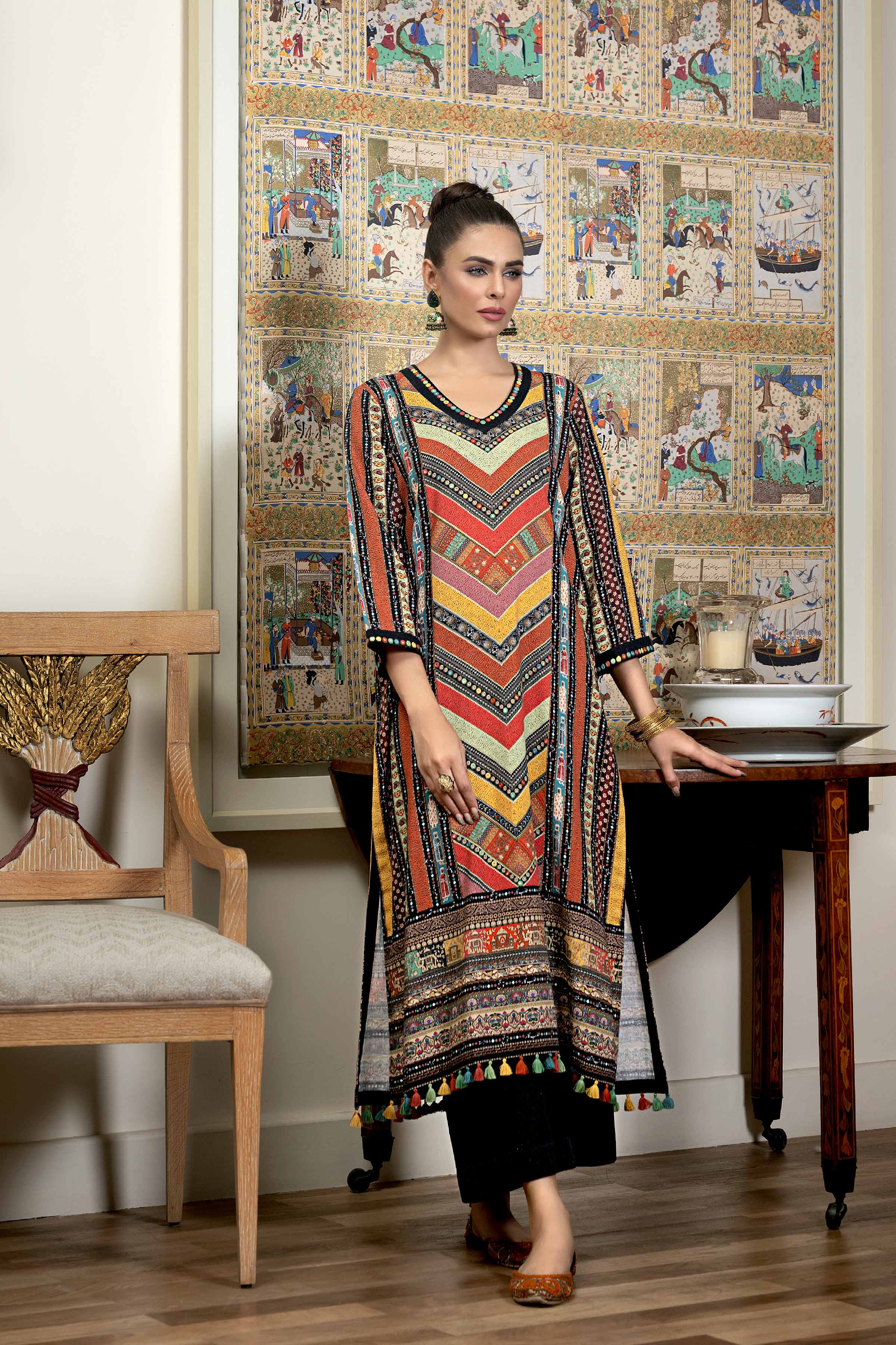 2 Piece - Printed Suit - KFW23-36