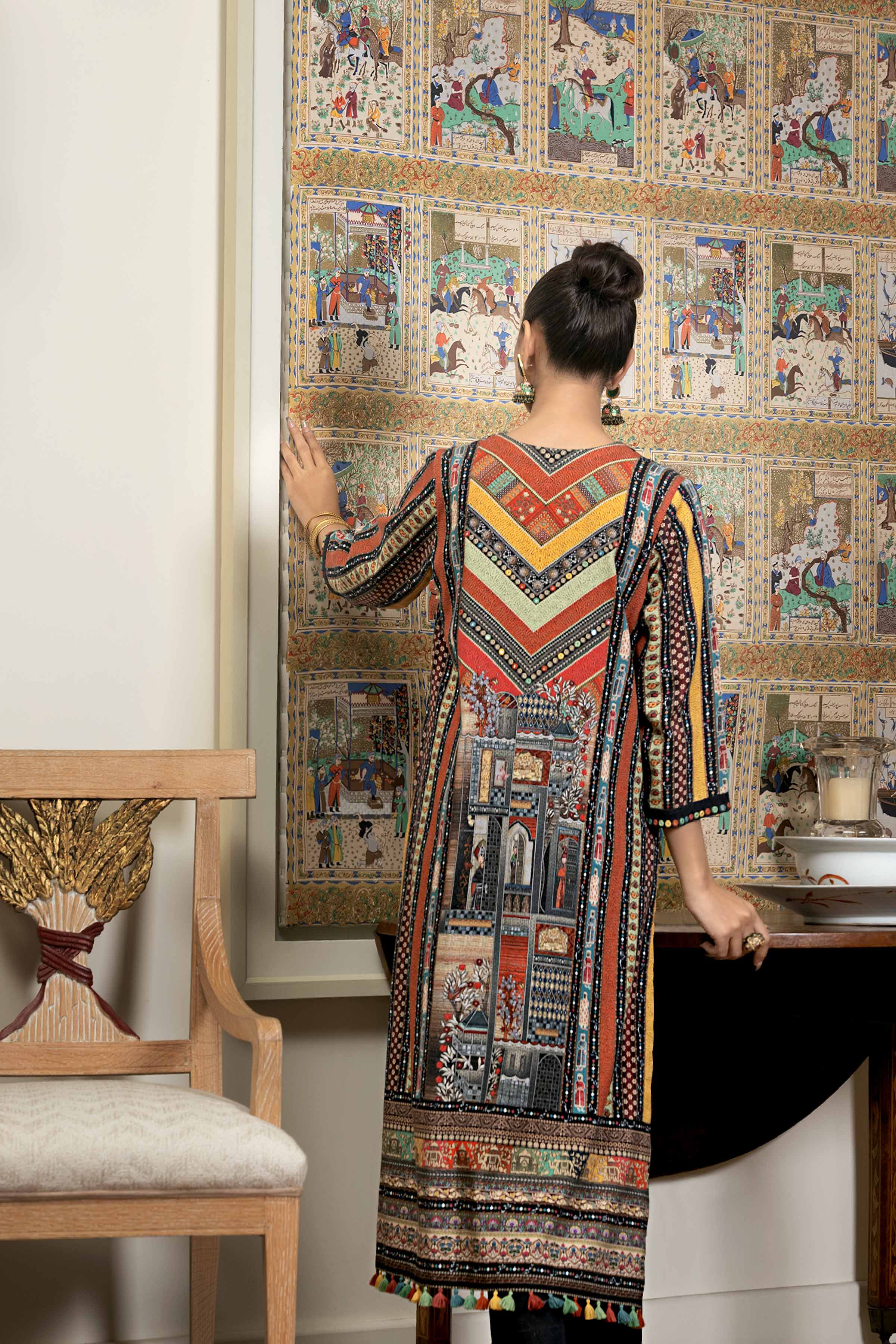 2 Piece - Printed Suit - KFW23-36 - Image 2