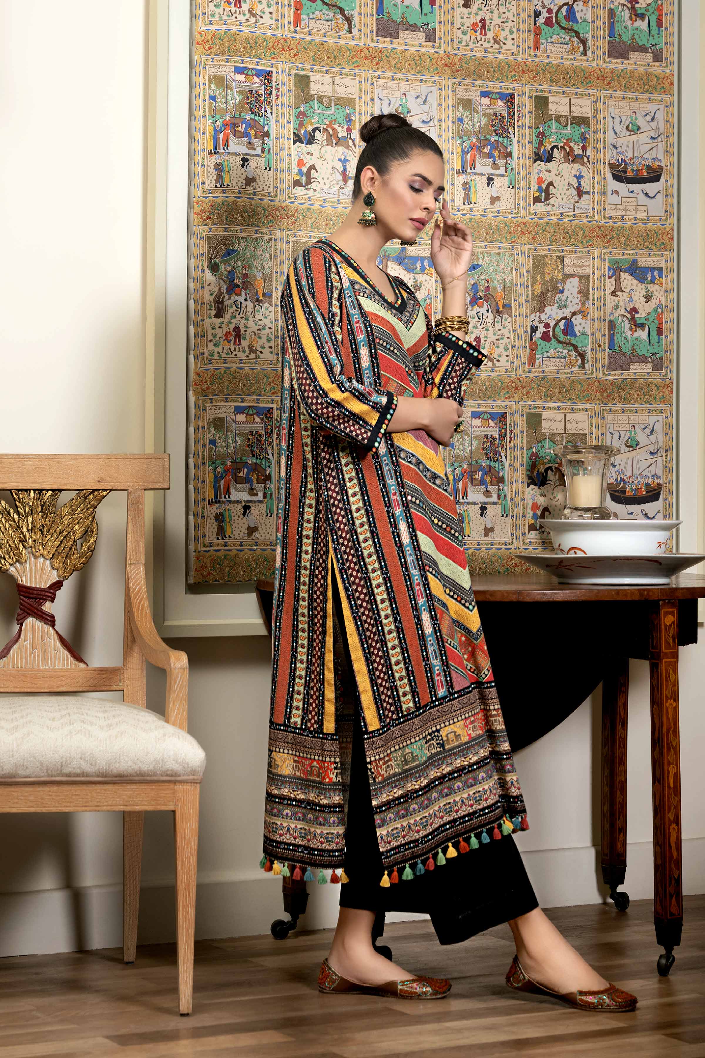 2 Piece - Printed Suit - KFW23-36 - Image 3