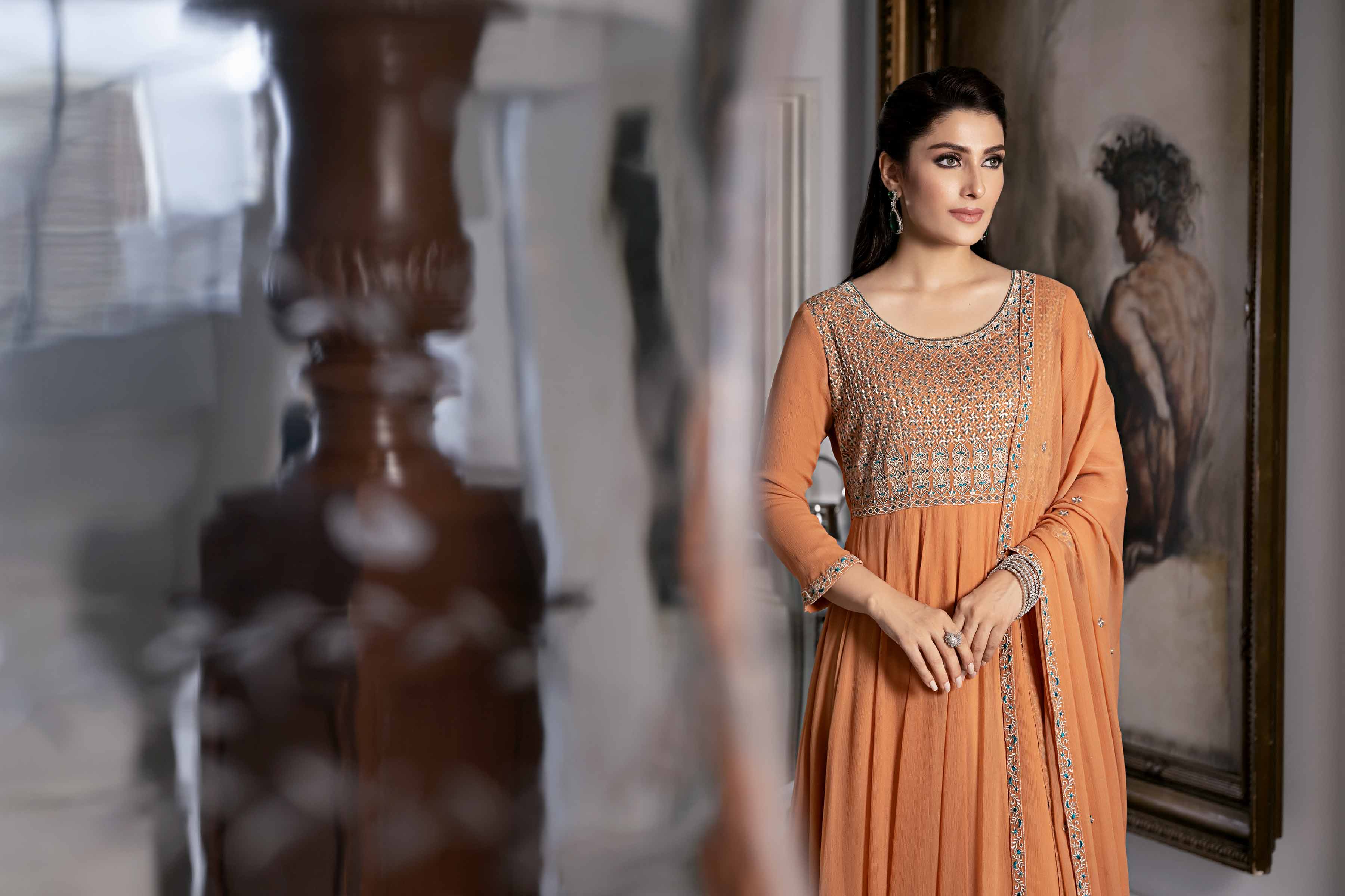 2 Piece - Embroidered Suit - KFW23-64 - Image 4