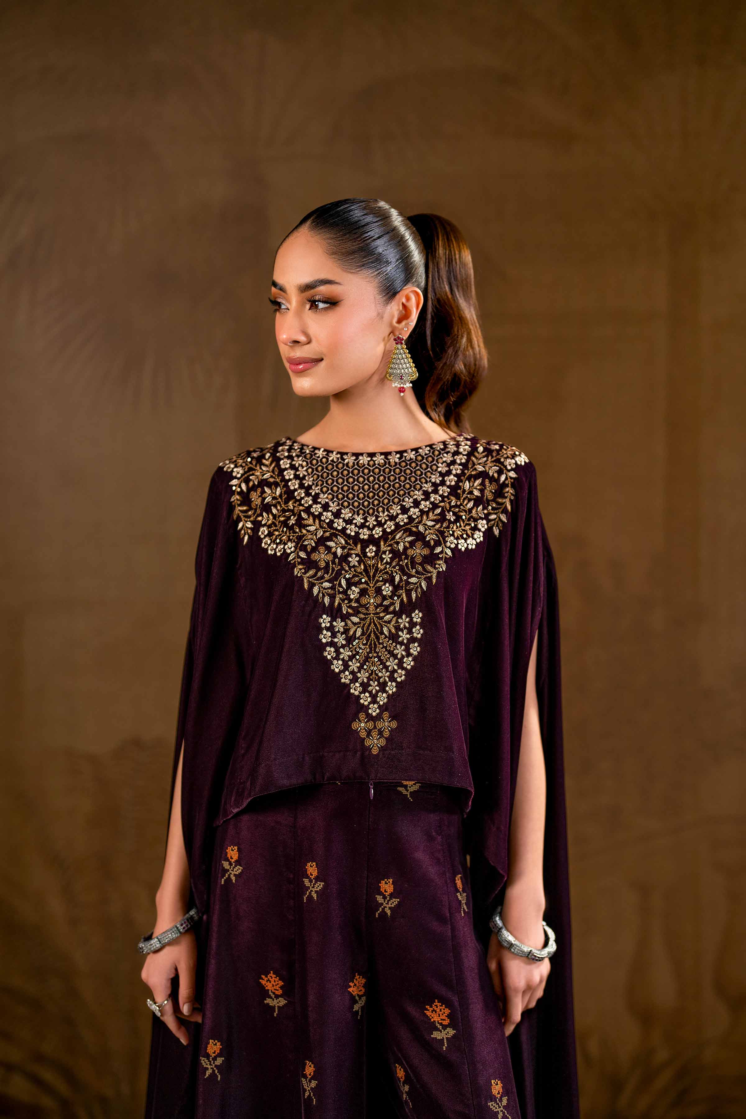 2 Piece - Embroidered Suit - KFW24-01 - Image 3