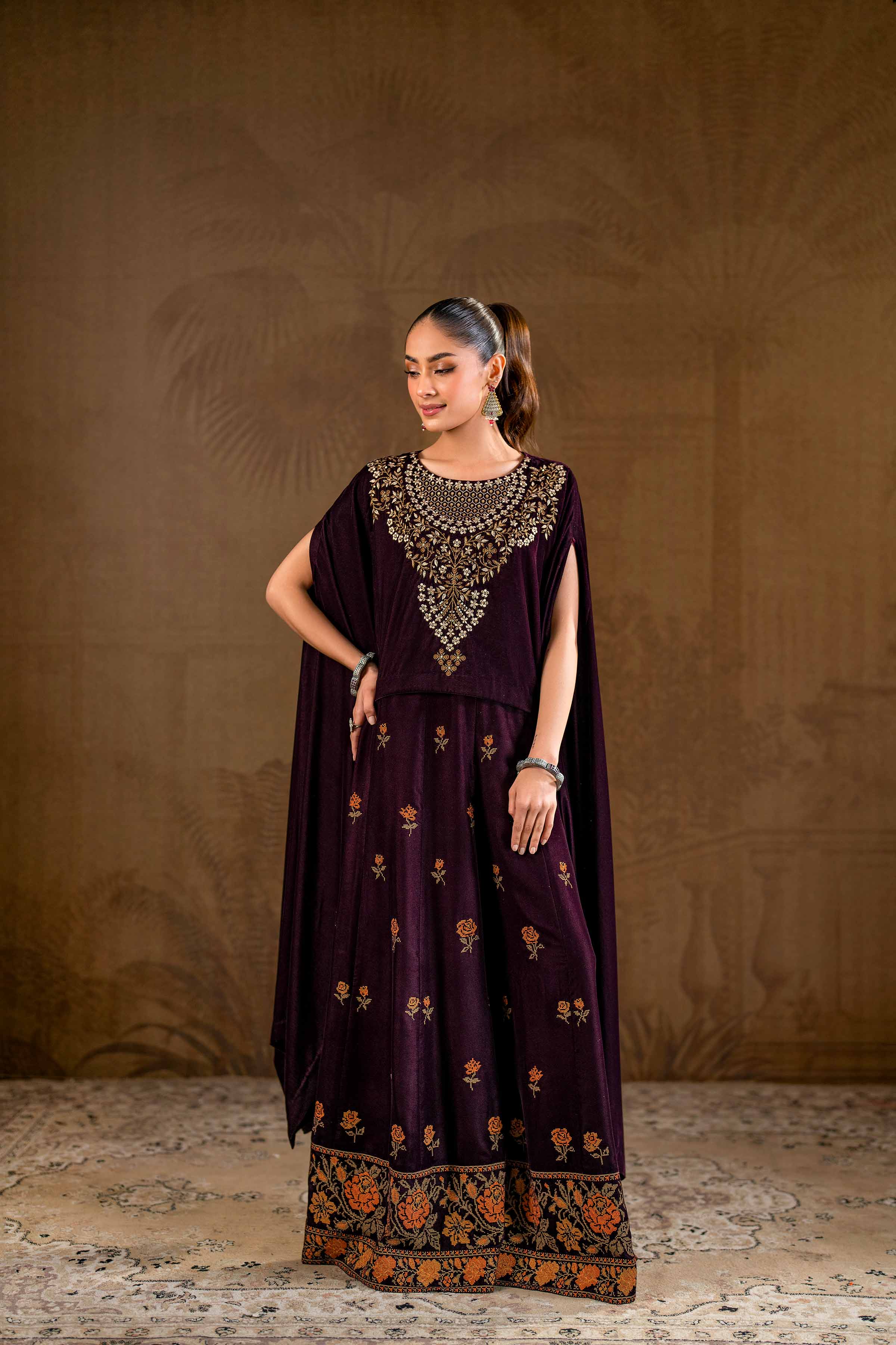 2 Piece - Embroidered Suit - KFW24-01 - Image 4