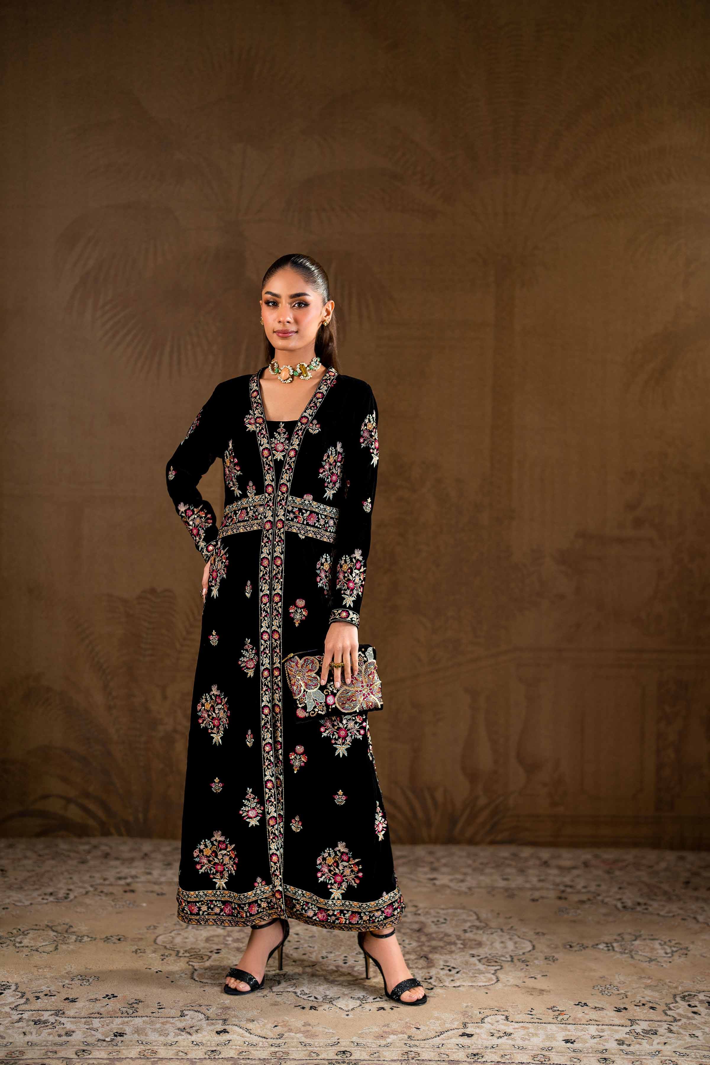 2 Piece - Embroidered Suit - KFW24-02 - Image 6