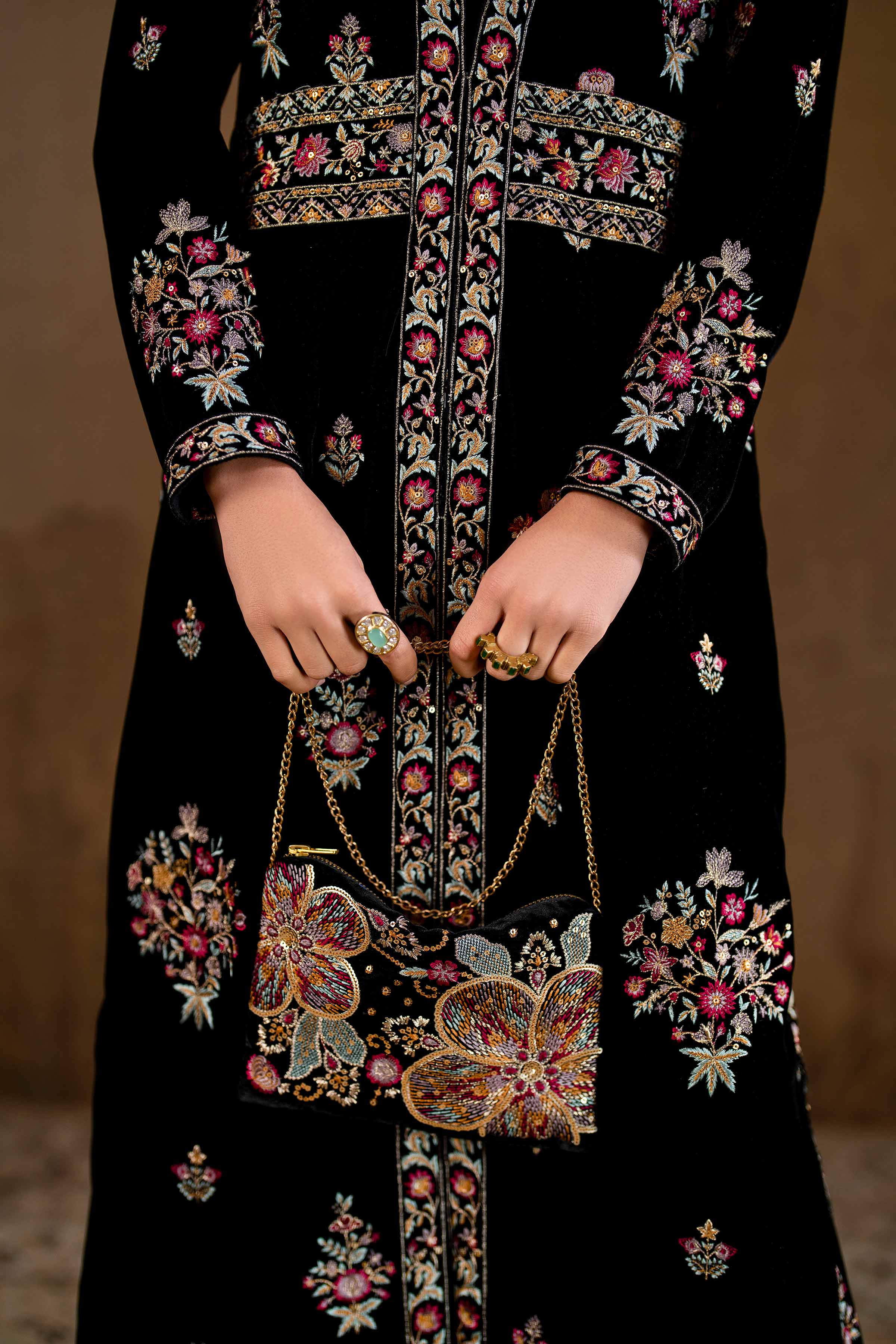 2 Piece - Embroidered Suit - KFW24-02 - Image 8