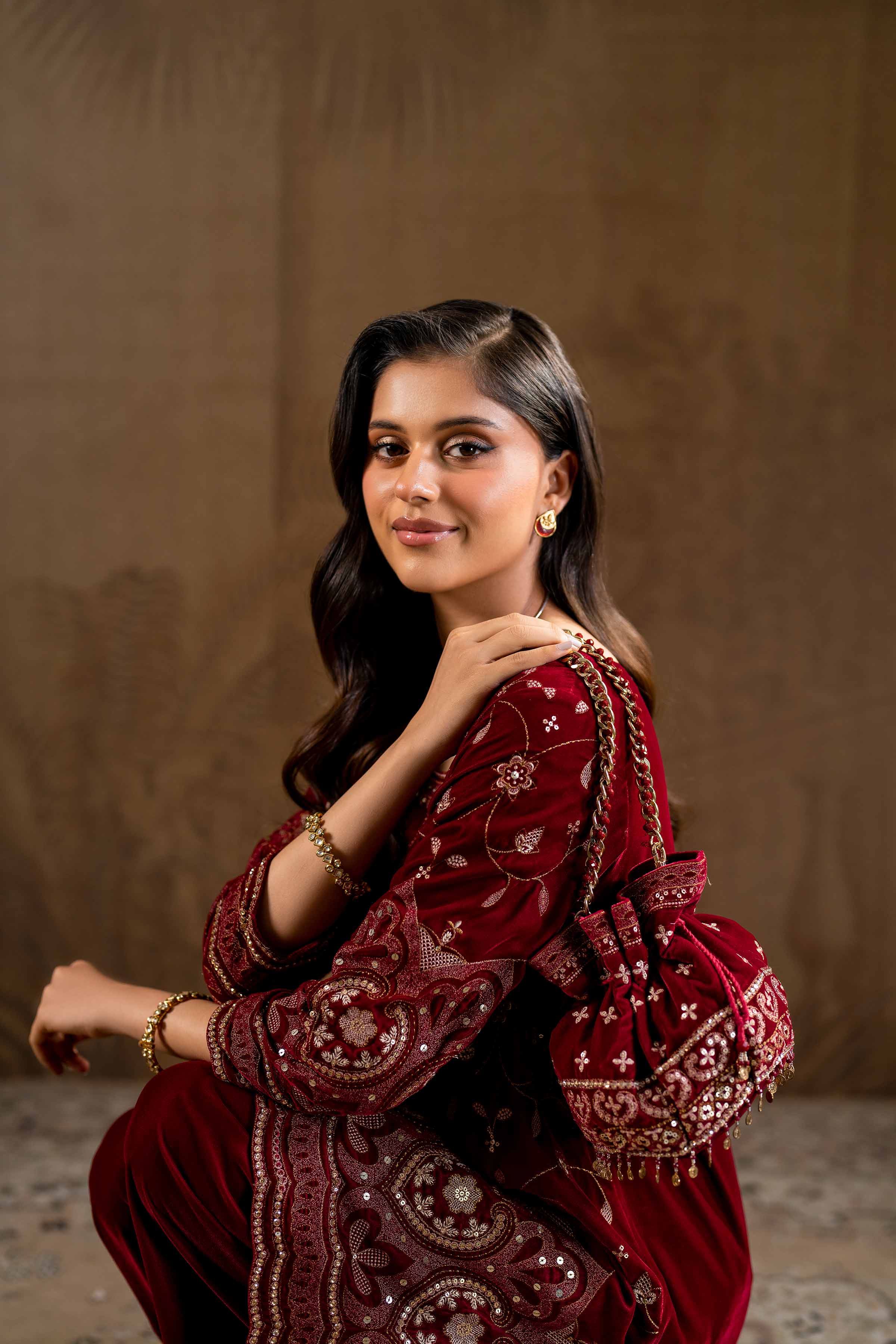 2 Piece - Embroidered Suit - KFW24-04 - Image 6