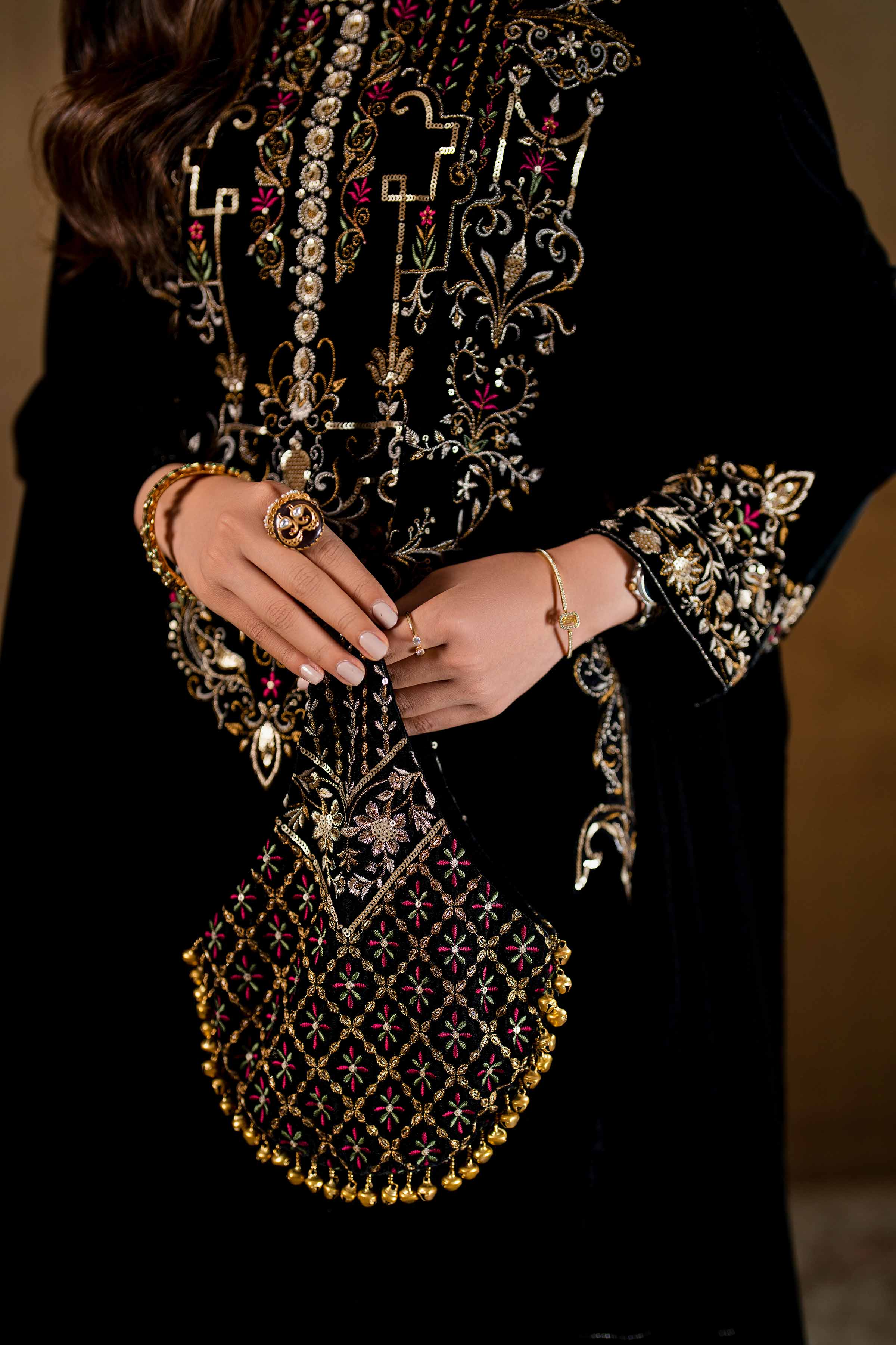 3 Piece - Embroidered Suit - KFW24-10 - Image 7