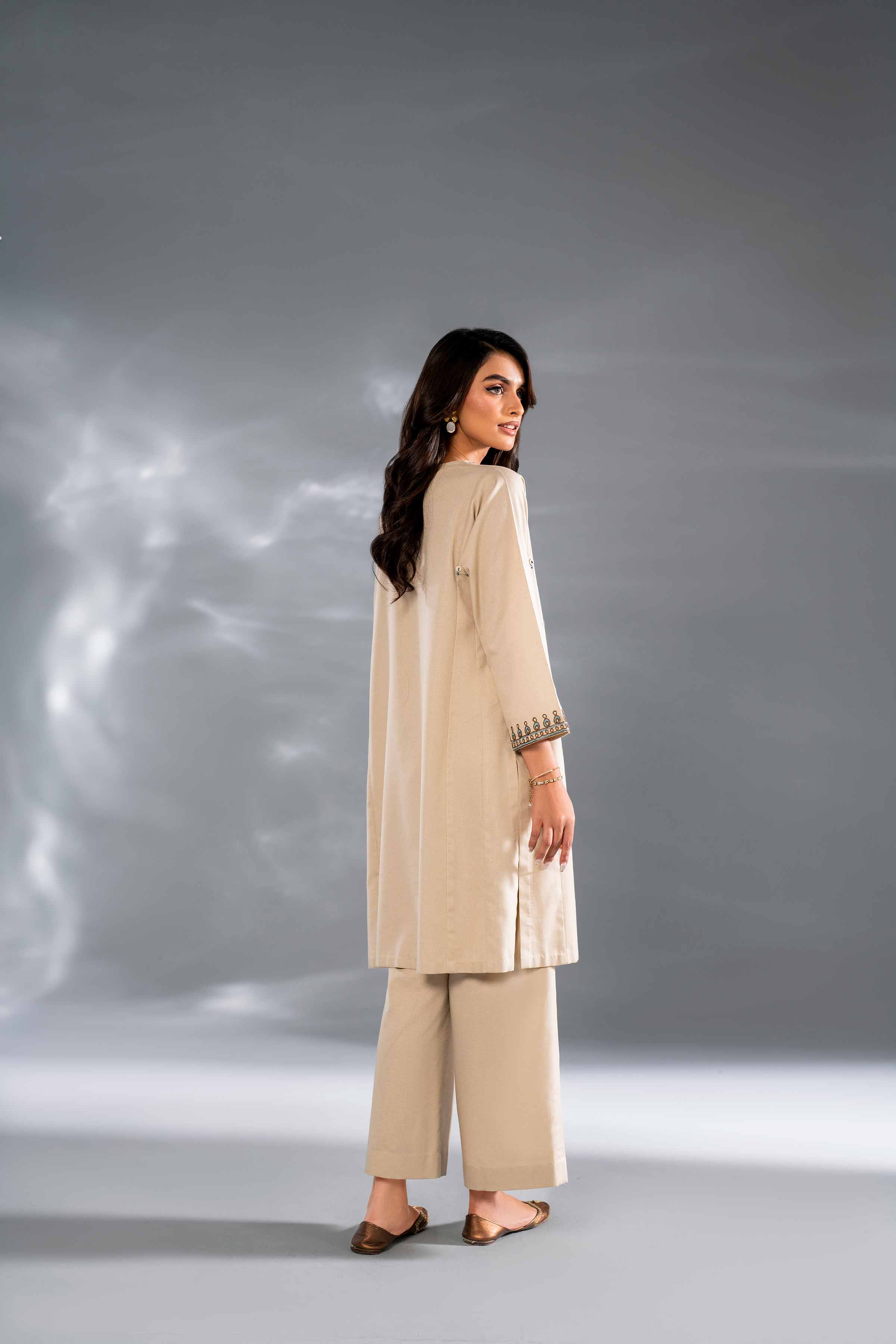 2 Piece - Embroidered Suit - KFW24-101 - Image 3