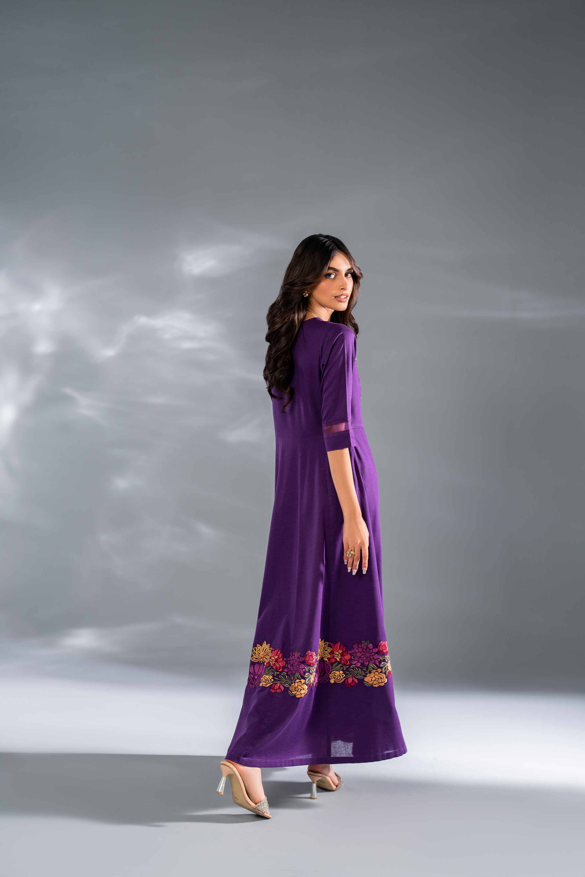 2 Piece - Embroidered Suit - KFW24-104 - Image 3