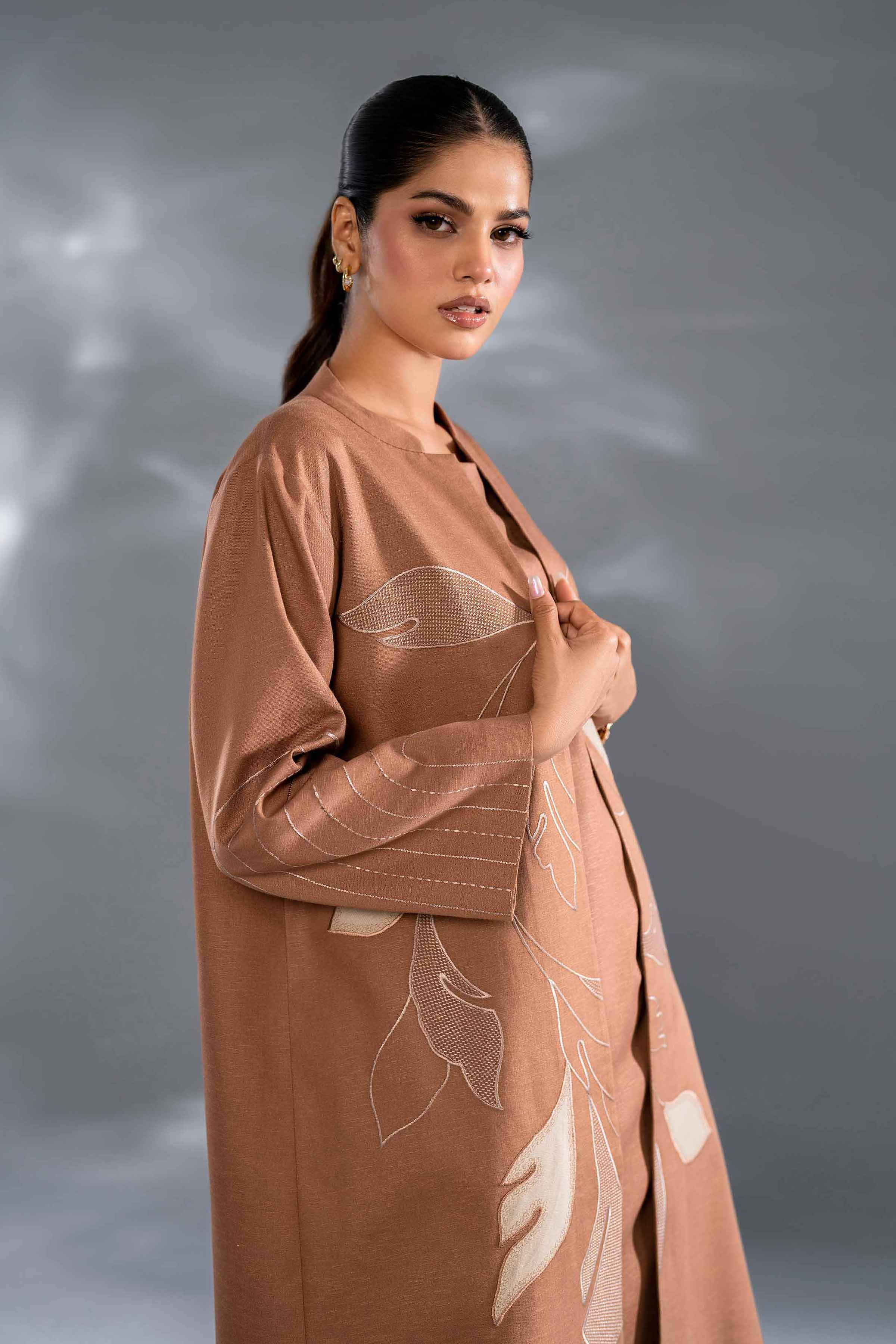 3 Piece - Embroidered Suit - KFW24-105 - Image 2