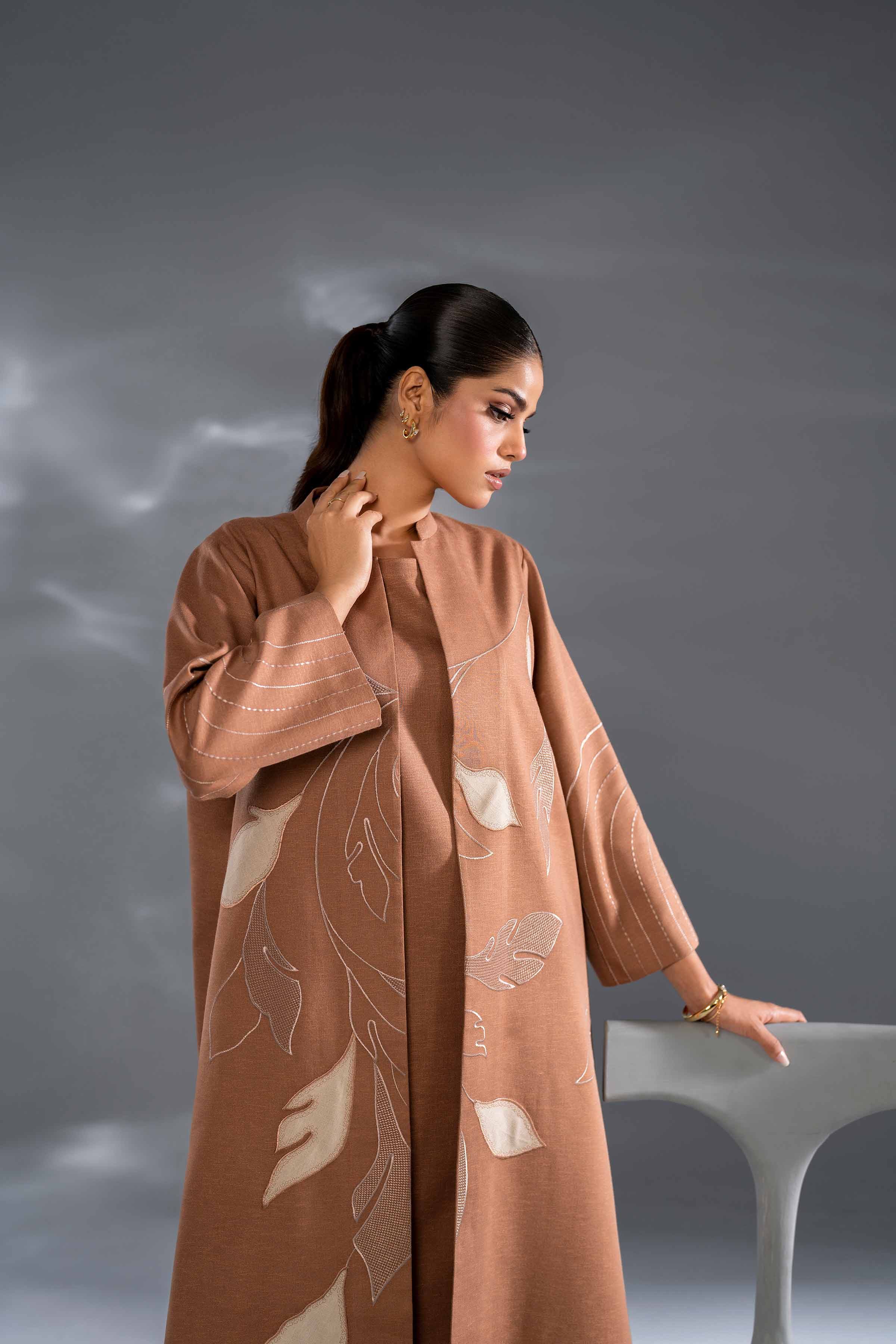 3 Piece - Embroidered Suit - KFW24-105 - Image 5