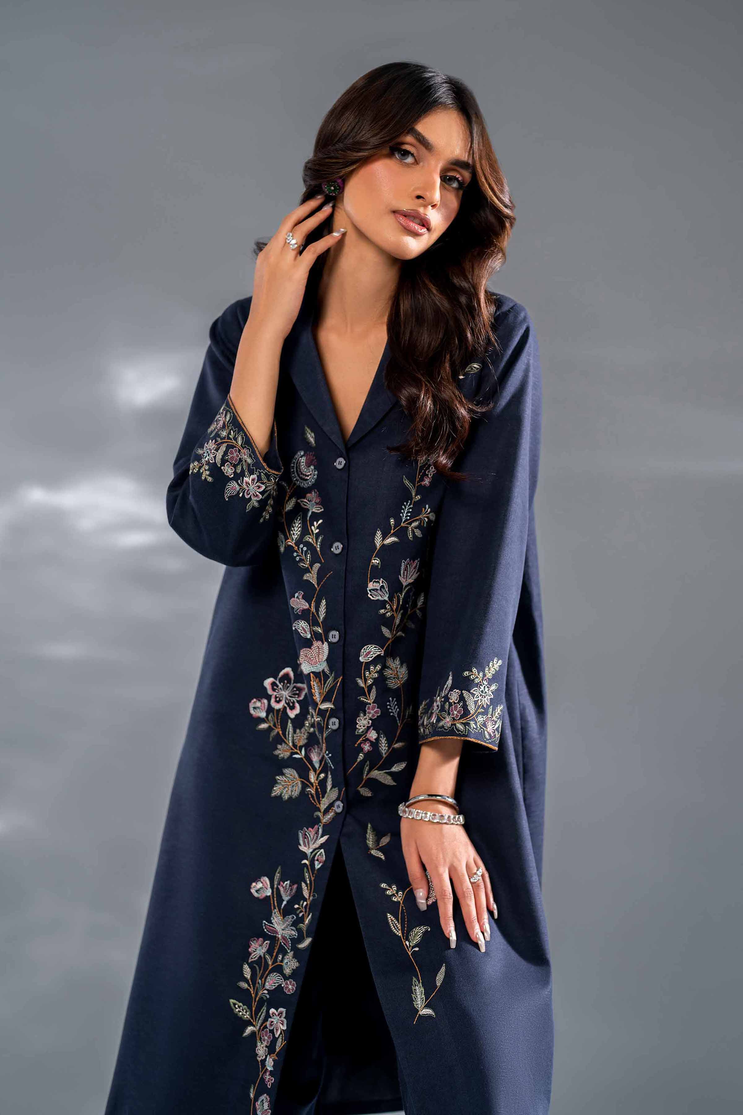 2 Piece - Embroidered Suit - KFW24-107 - Image 2