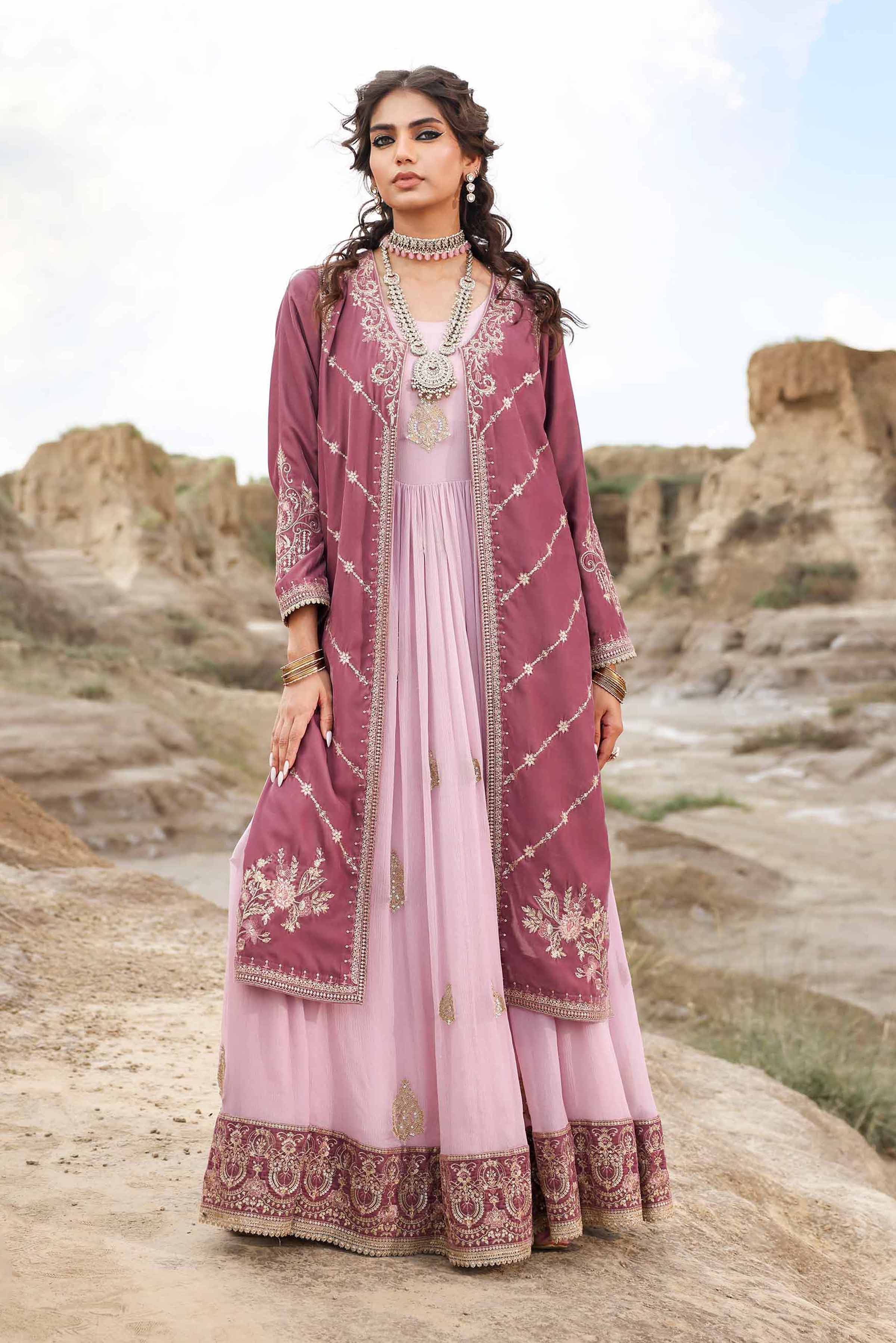 2 Piece - Embroidered Suit - KFW24-11 - Image 2