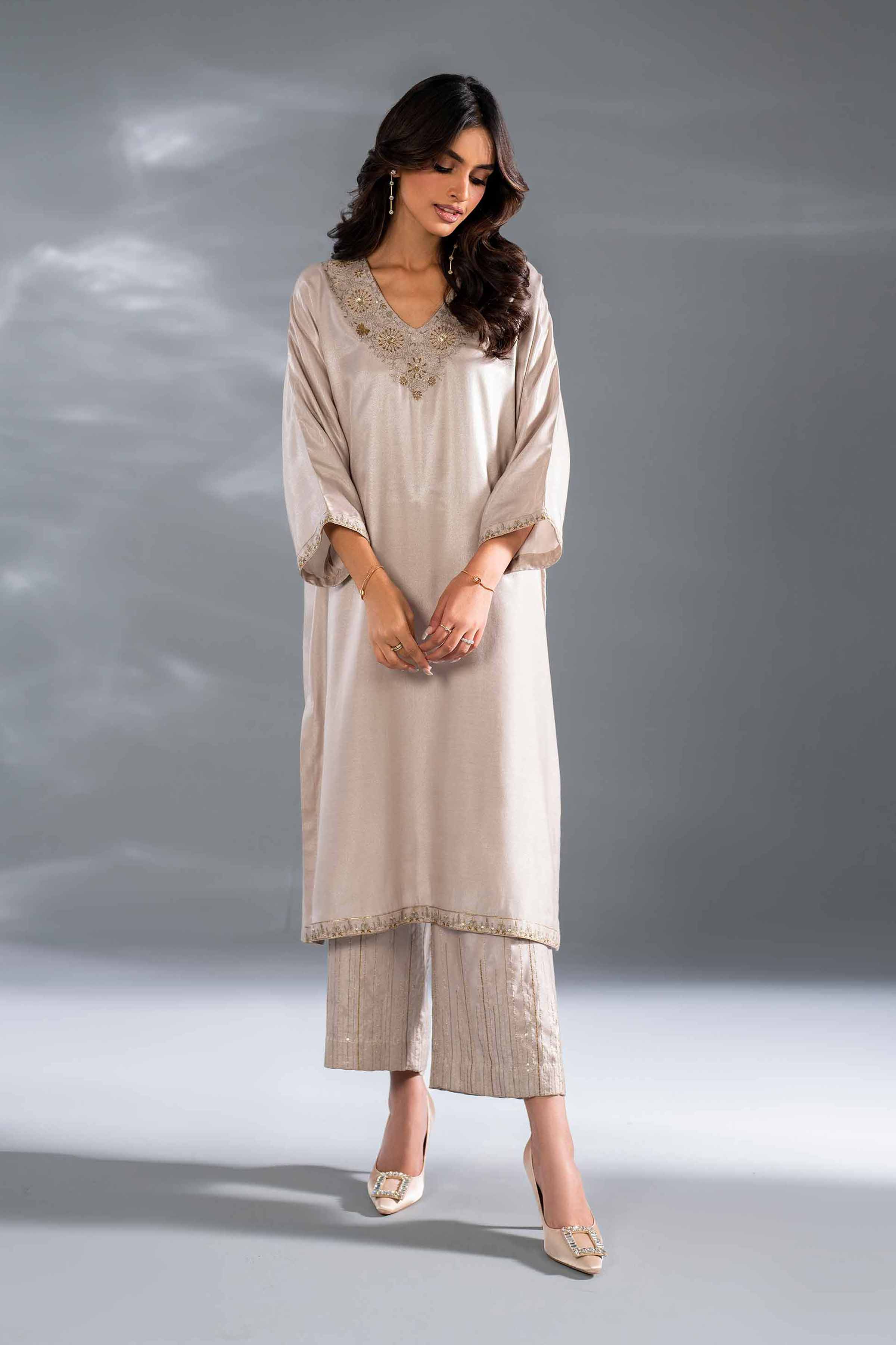 2 Piece - Embroidered Suit - KFW24-127 - Image 2