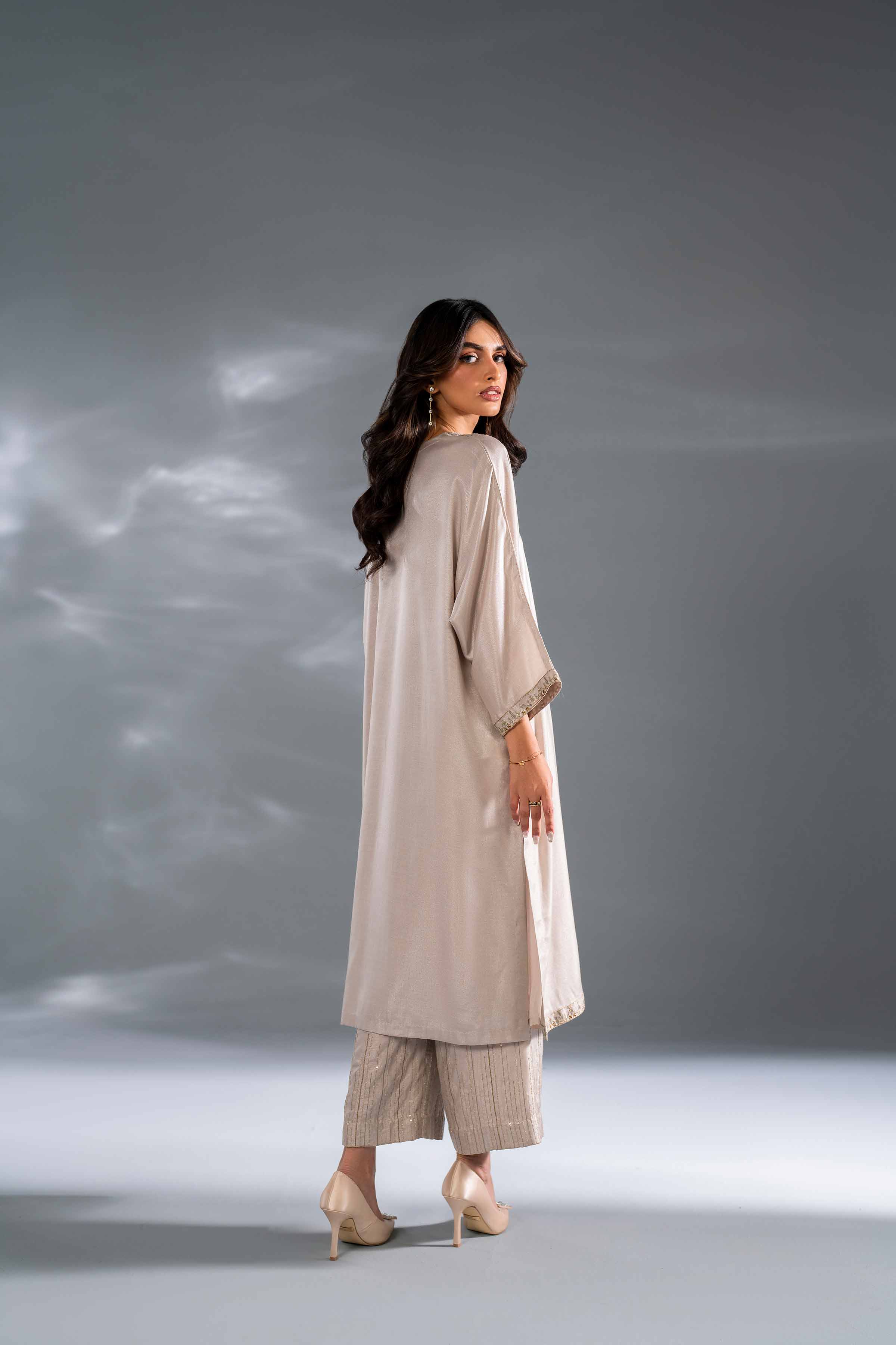2 Piece - Embroidered Suit - KFW24-127 - Image 3