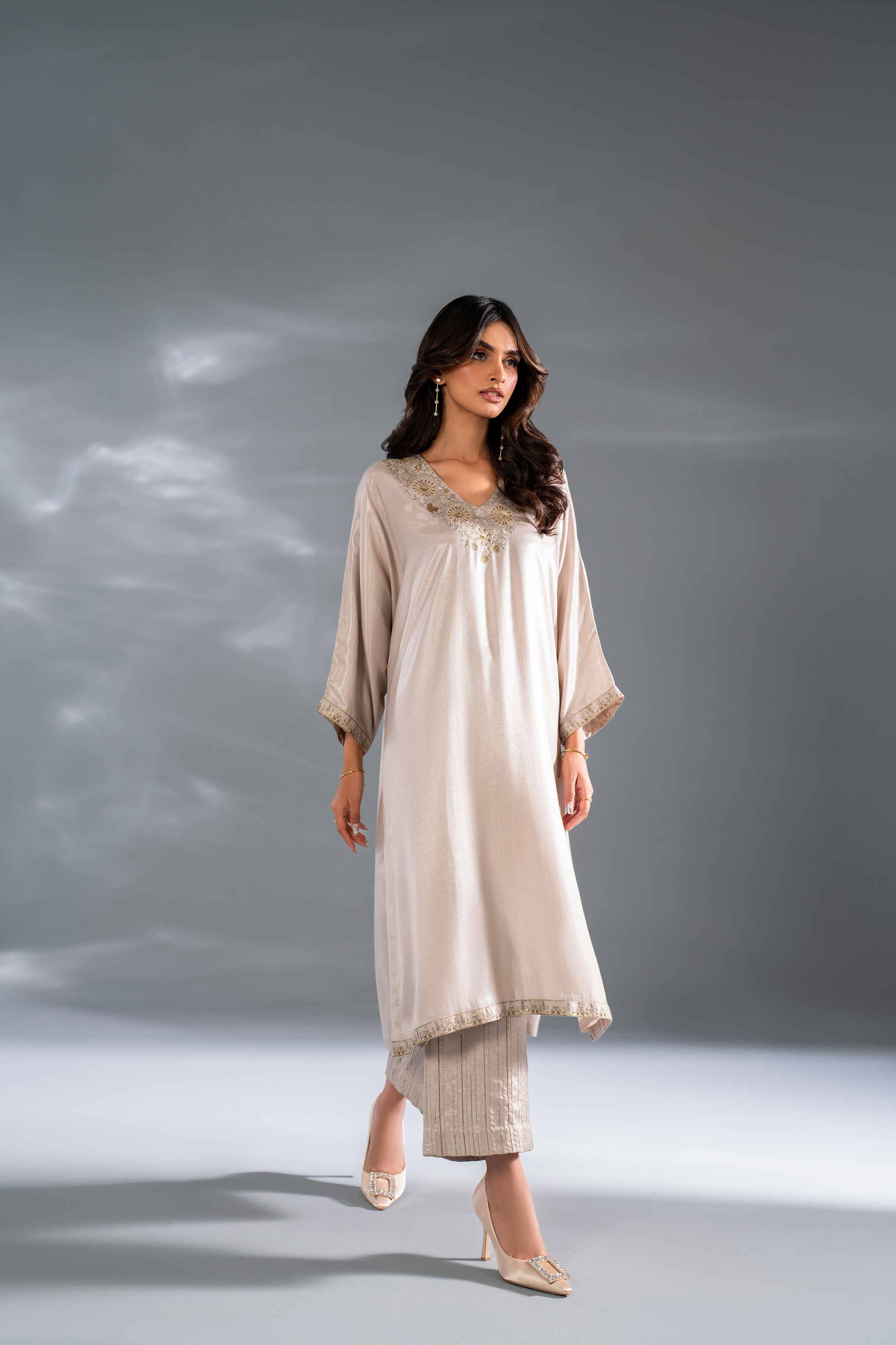 2 Piece - Embroidered Suit - KFW24-127 - Image 5