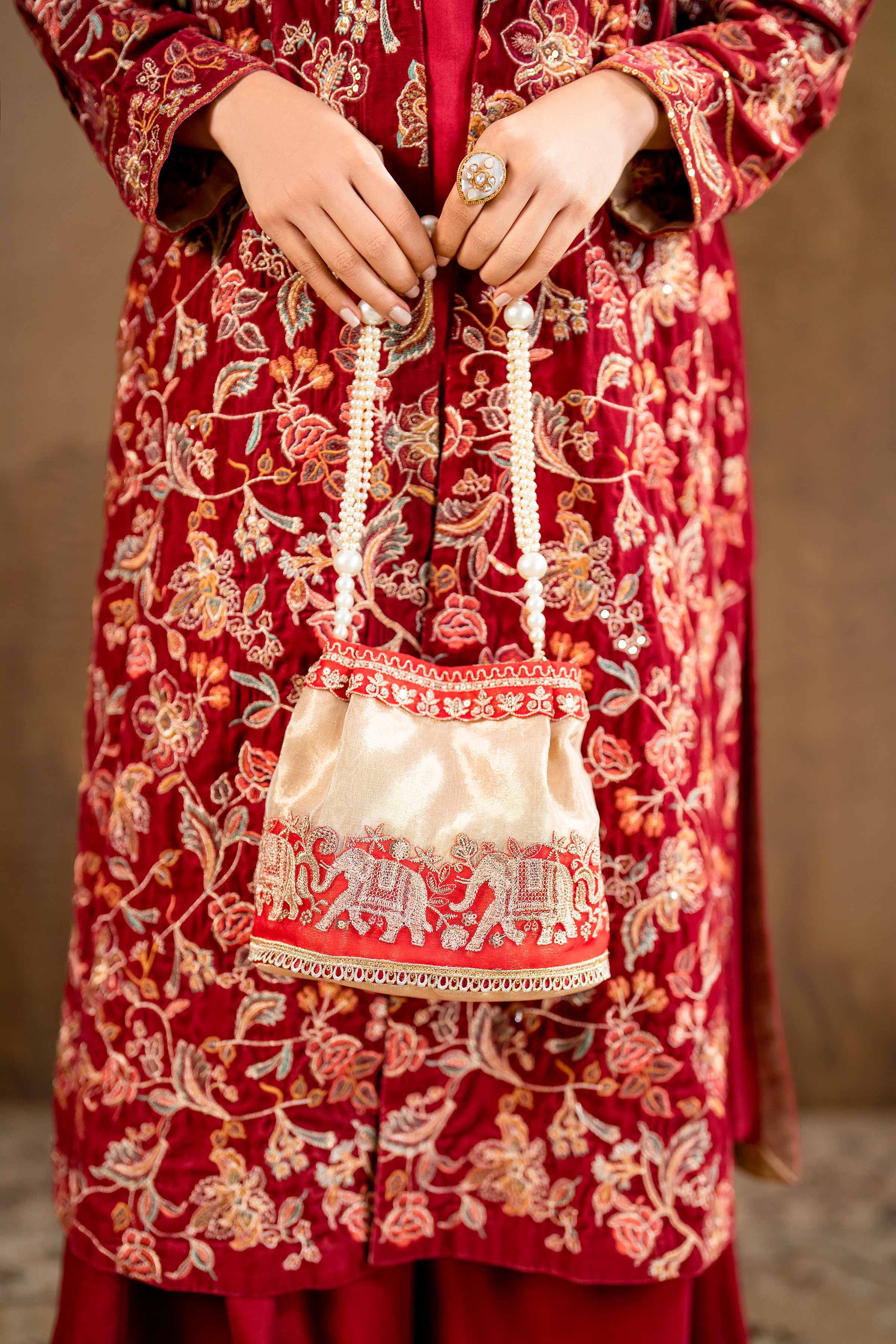 3 Piece - Embroidered Suit - KFW24-13 - Image 9