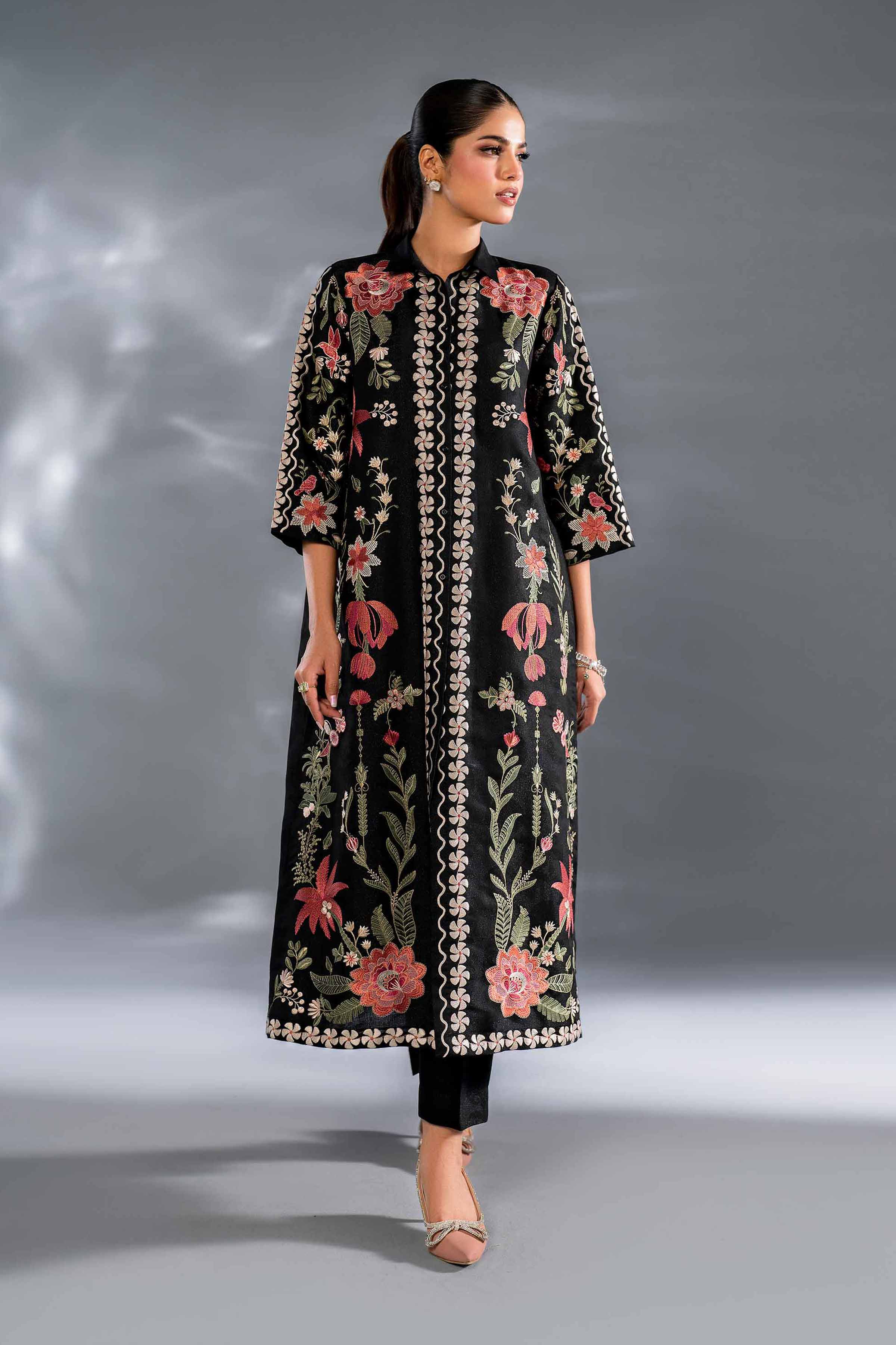 2 Piece - Embroidered Suit - KFW24-132 - Image 2