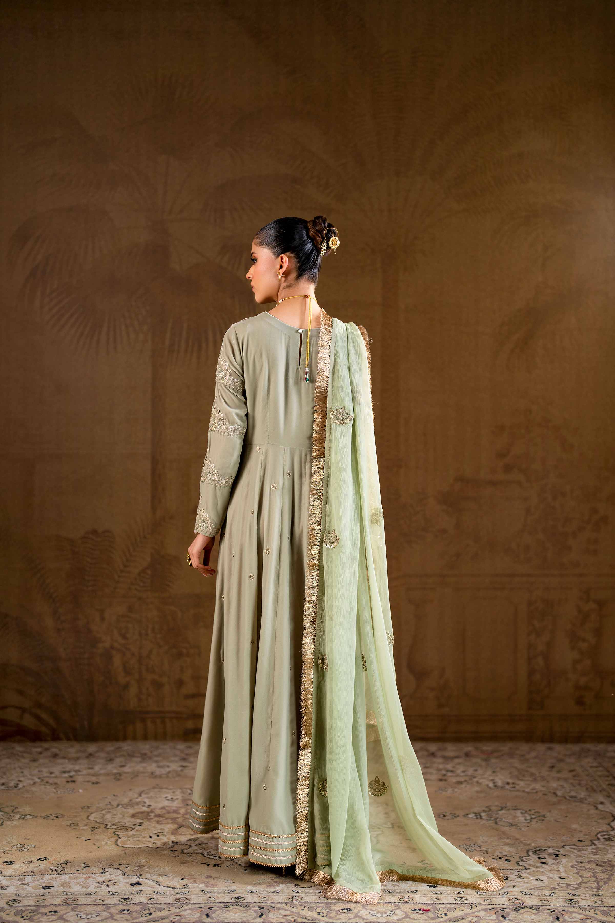 2 Piece - Embroidered Suit - KFW24-17 - Image 3