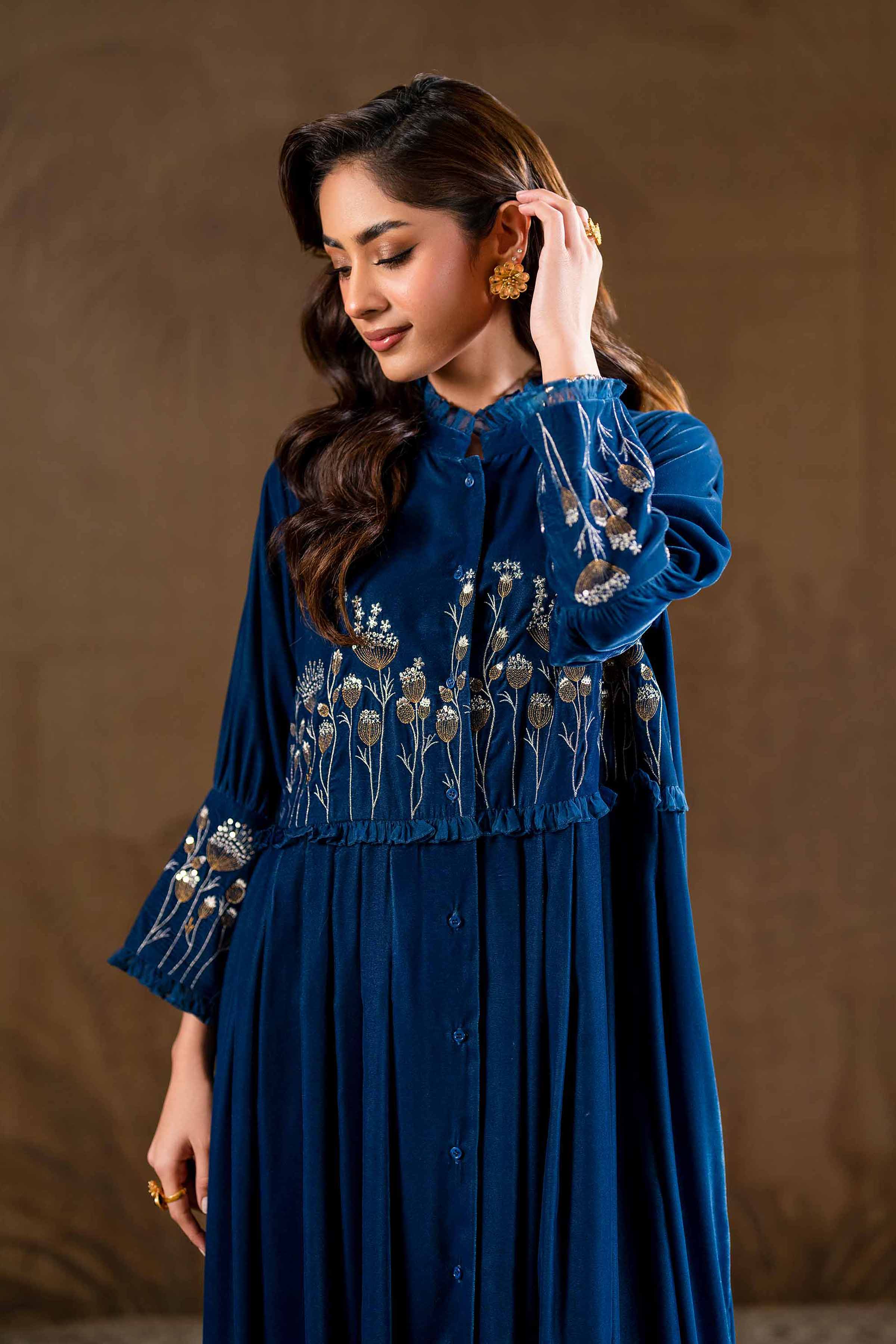 2 Piece - Embroidered Suit - KFW24-21 - Image 2
