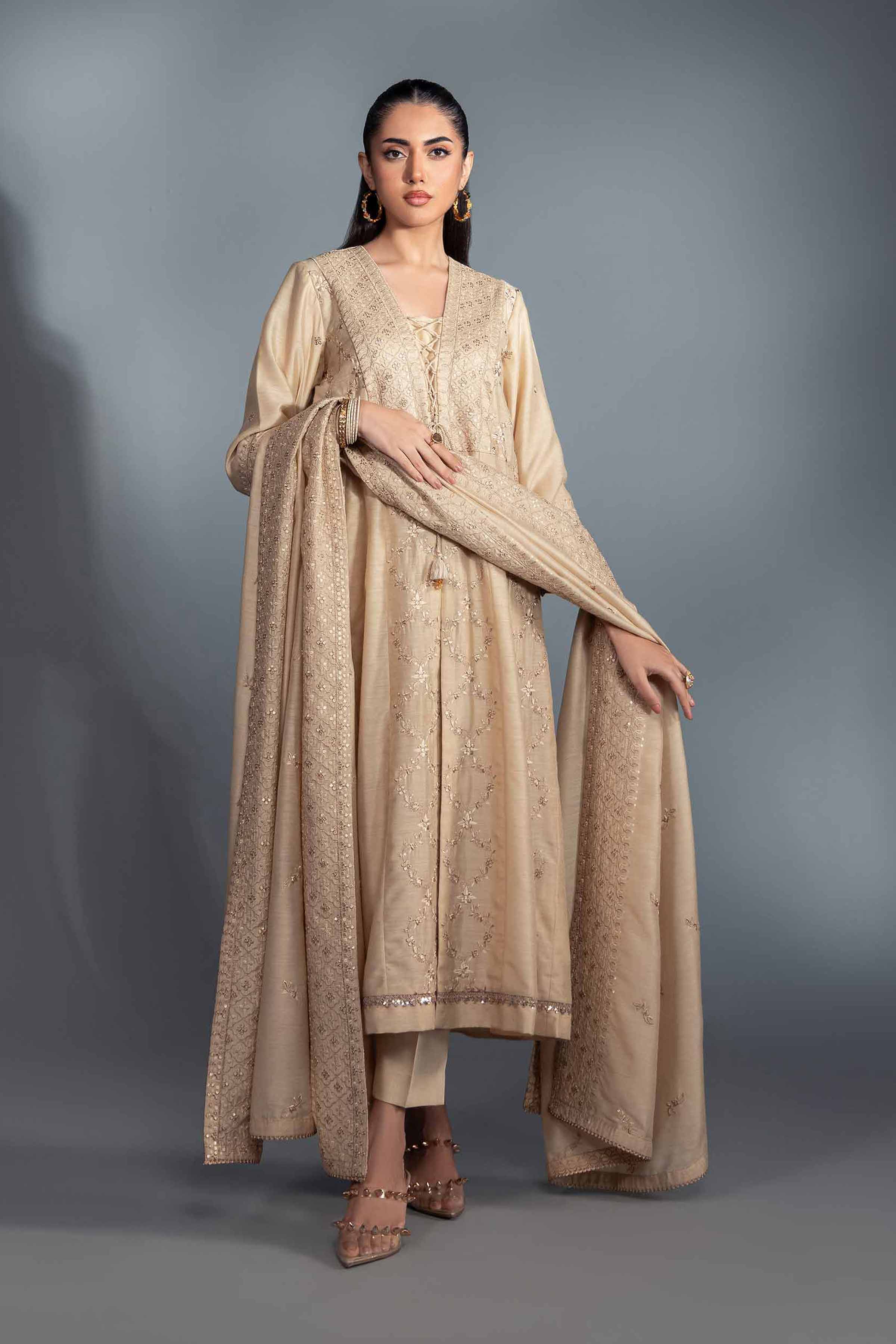 3 Piece - Embroidered Suit - KFW24-29 - Image 2