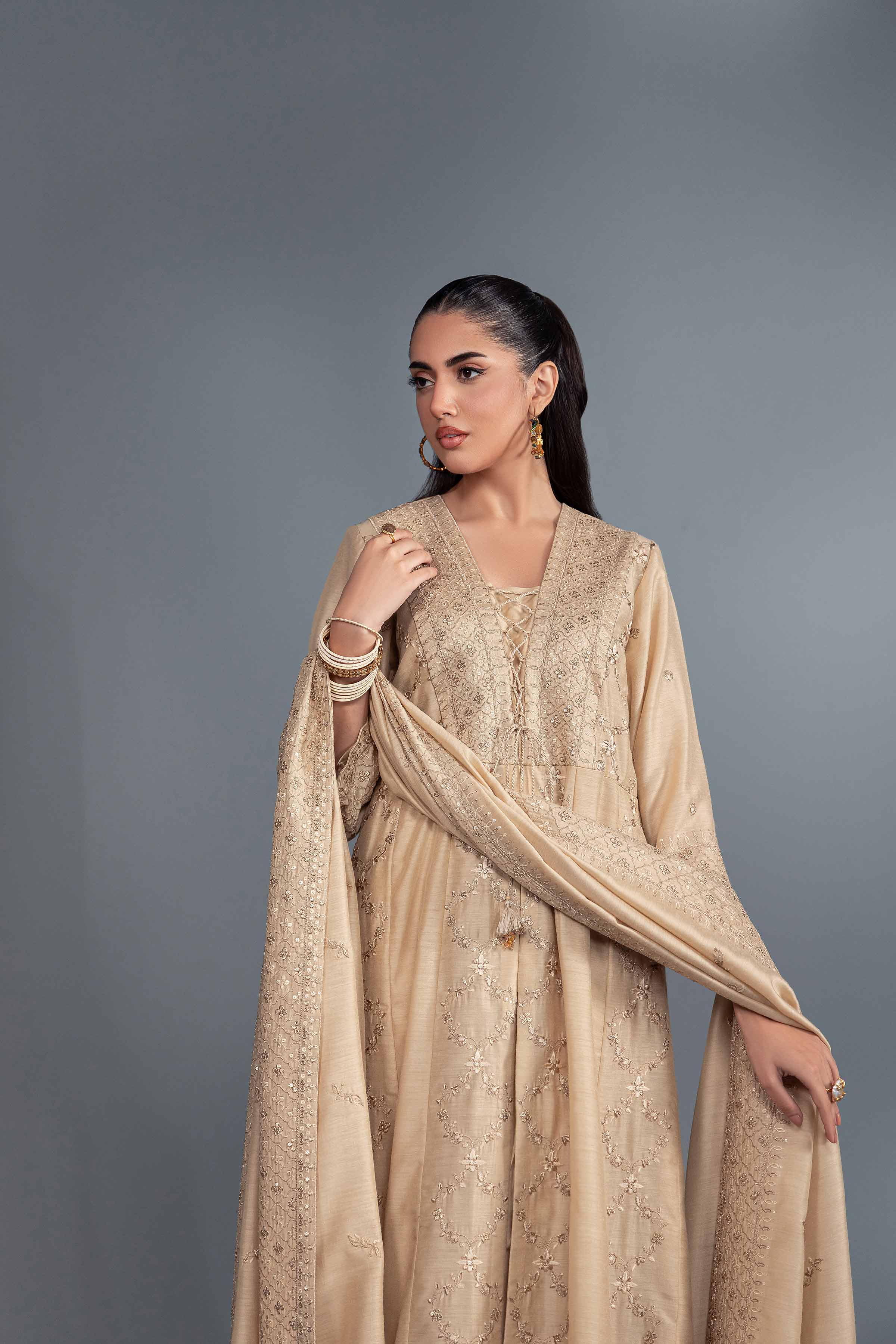 3 Piece - Embroidered Suit - KFW24-29 - Image 5