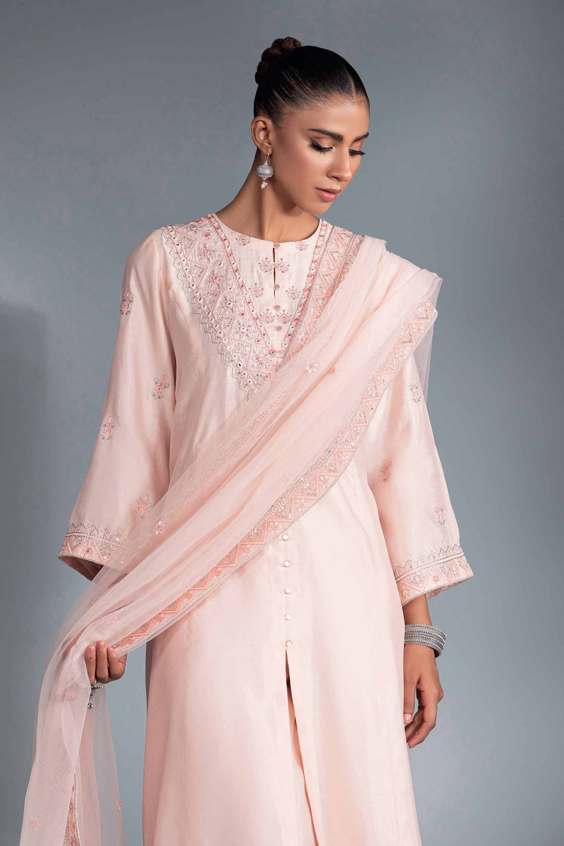 3 Piece - Embroidered Suit - KFW24-31 - Image 2