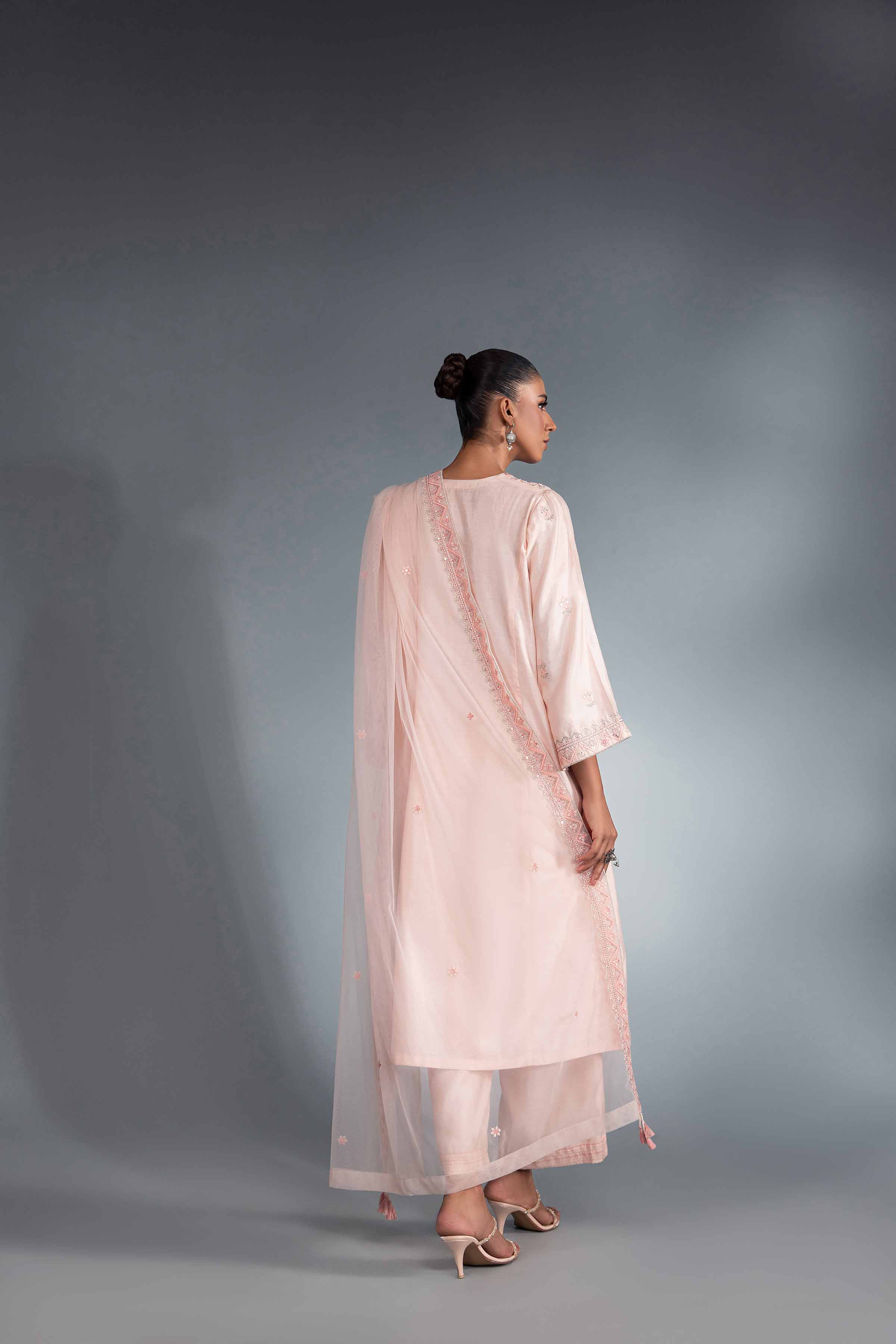 3 Piece - Embroidered Suit - KFW24-31 - Image 3