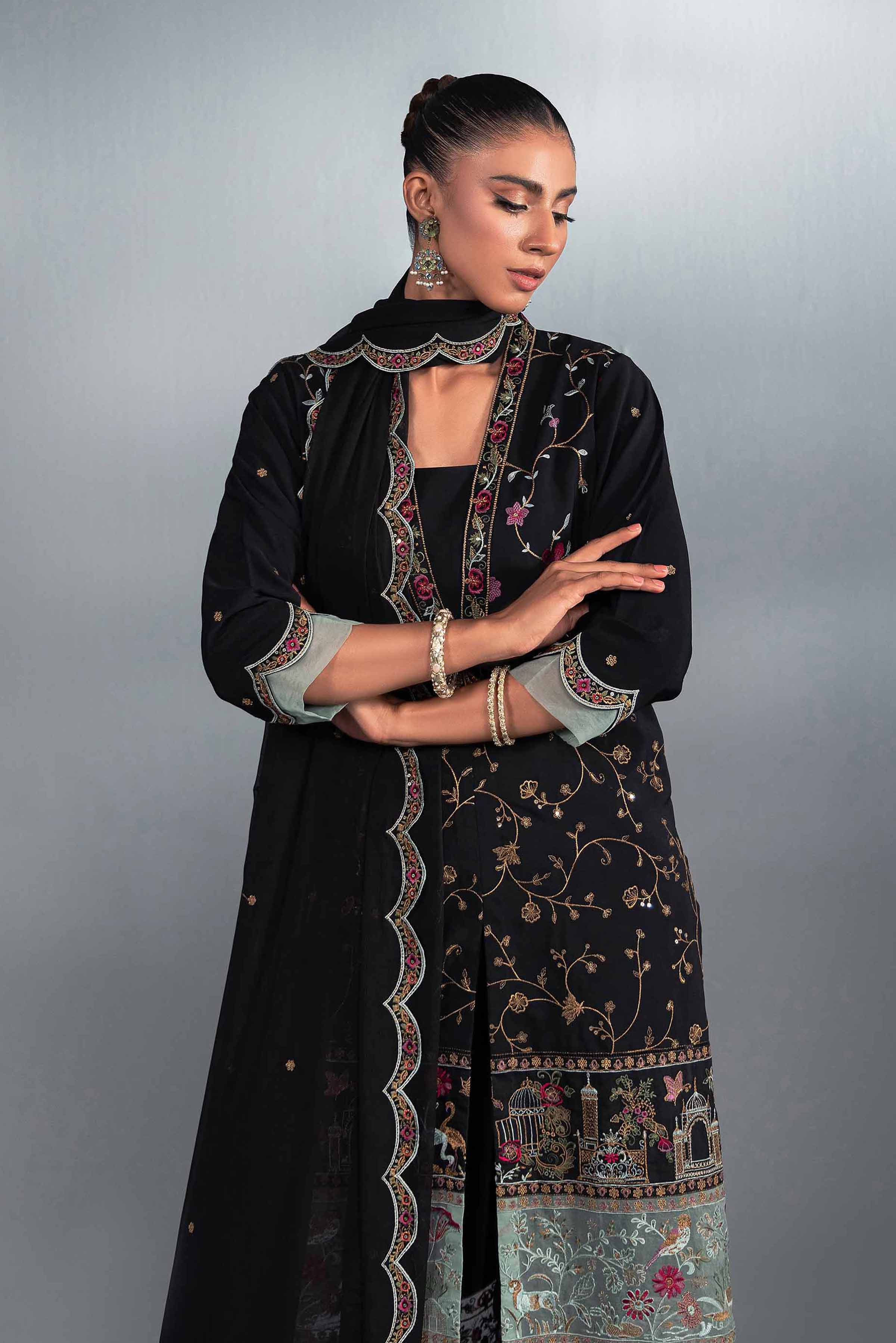 3 Piece - Embroidered Suit - KFW24-32 - Image 2