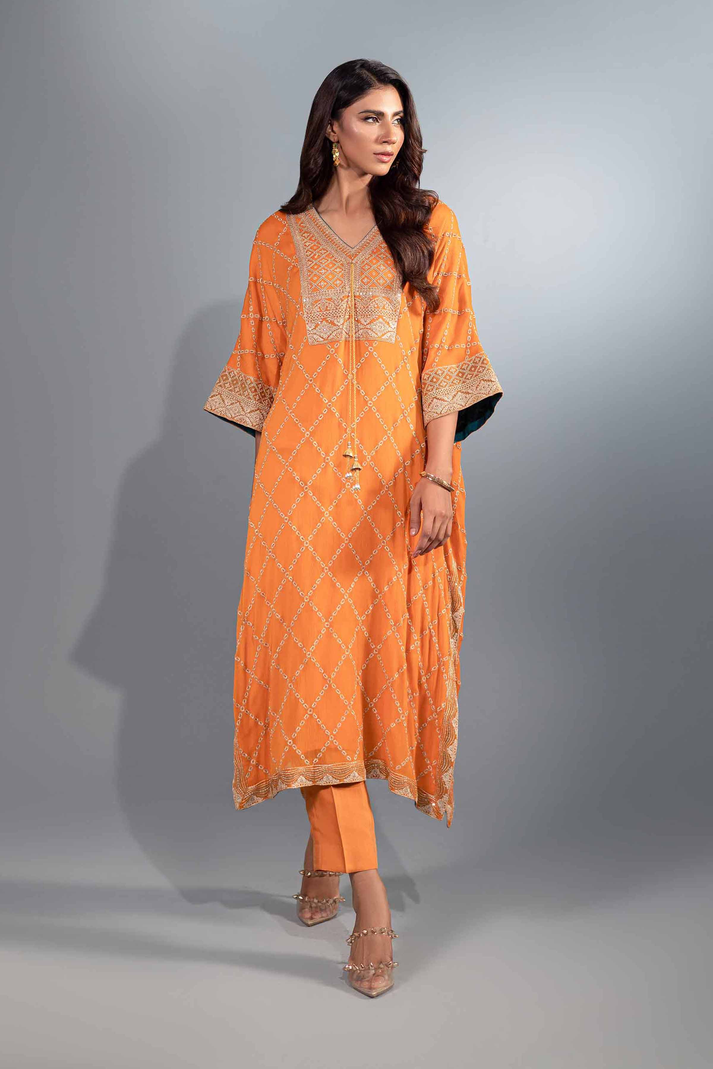 2 Piece - Embroidered Suit - KFW24-33 - Image 2