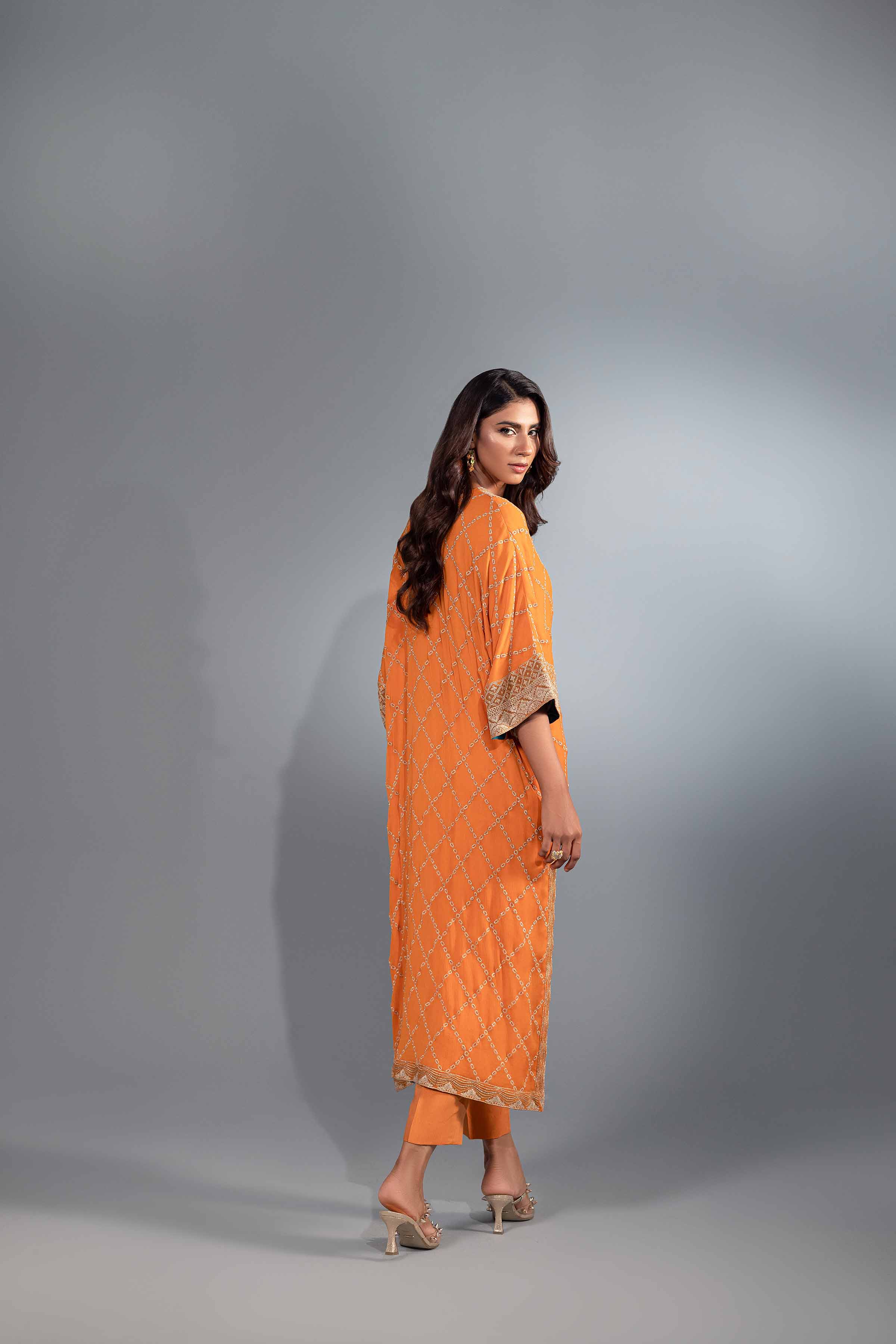 2 Piece - Embroidered Suit - KFW24-33 - Image 3