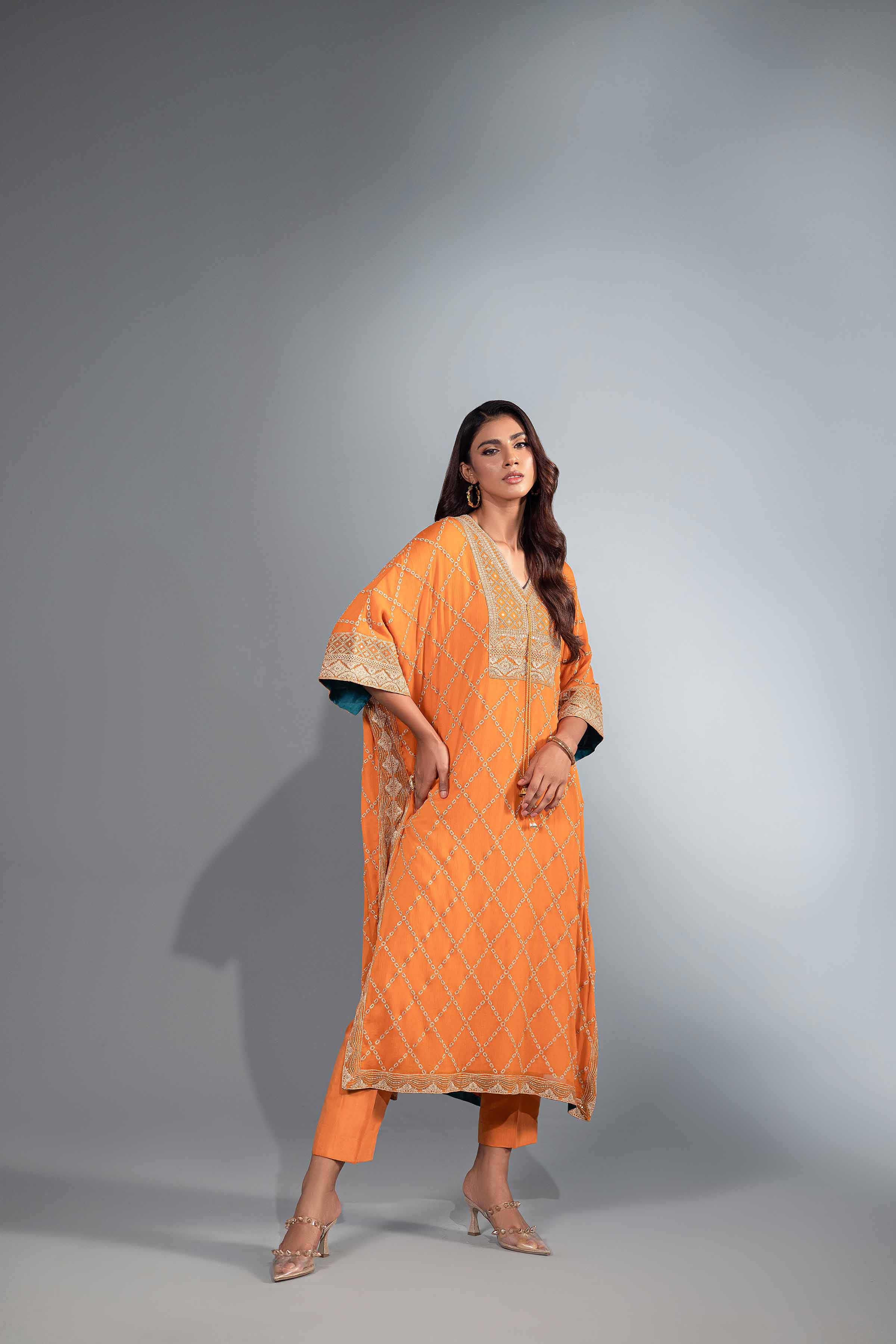 2 Piece - Embroidered Suit - KFW24-33 - Image 4