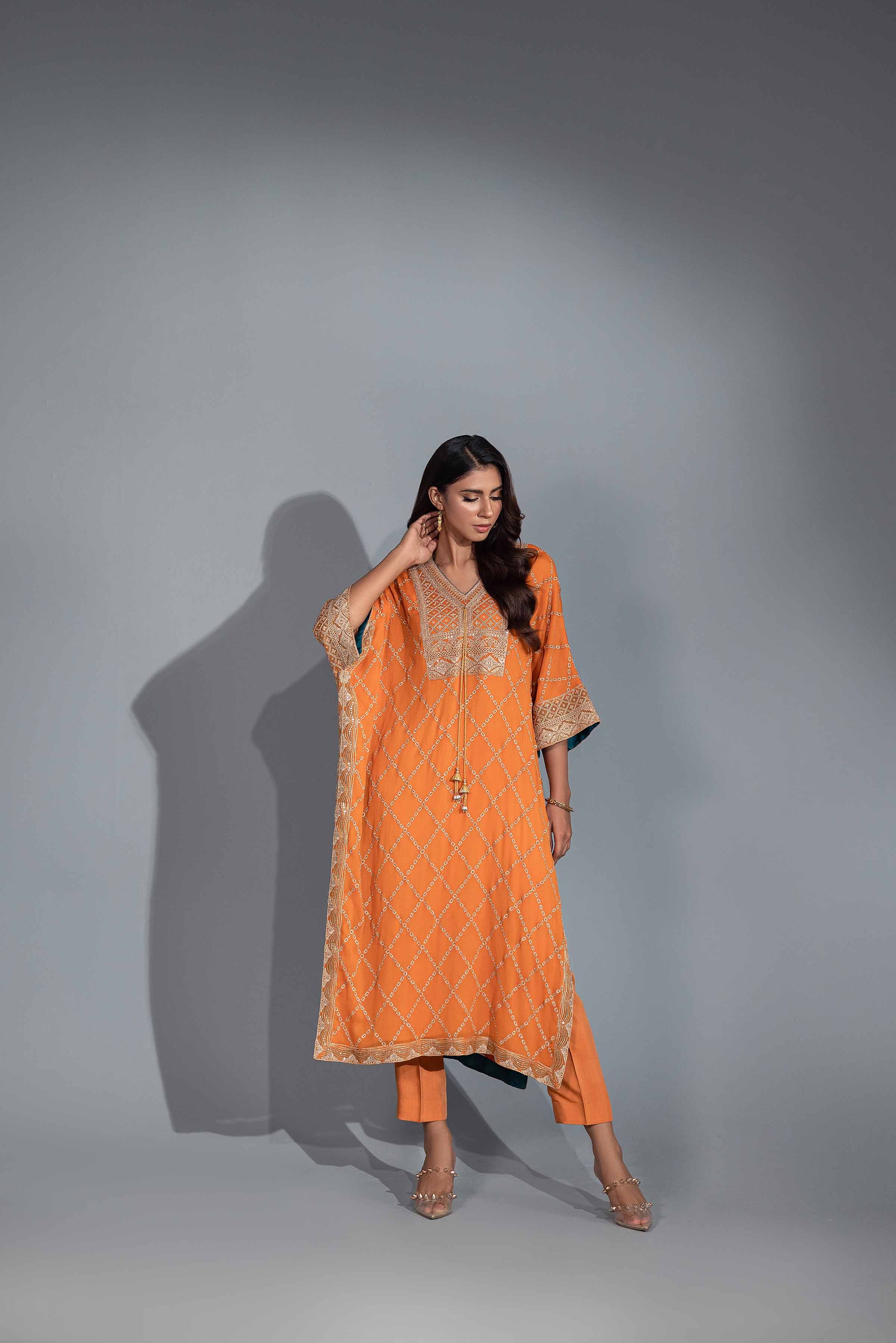 2 Piece - Embroidered Suit - KFW24-33 - Image 5