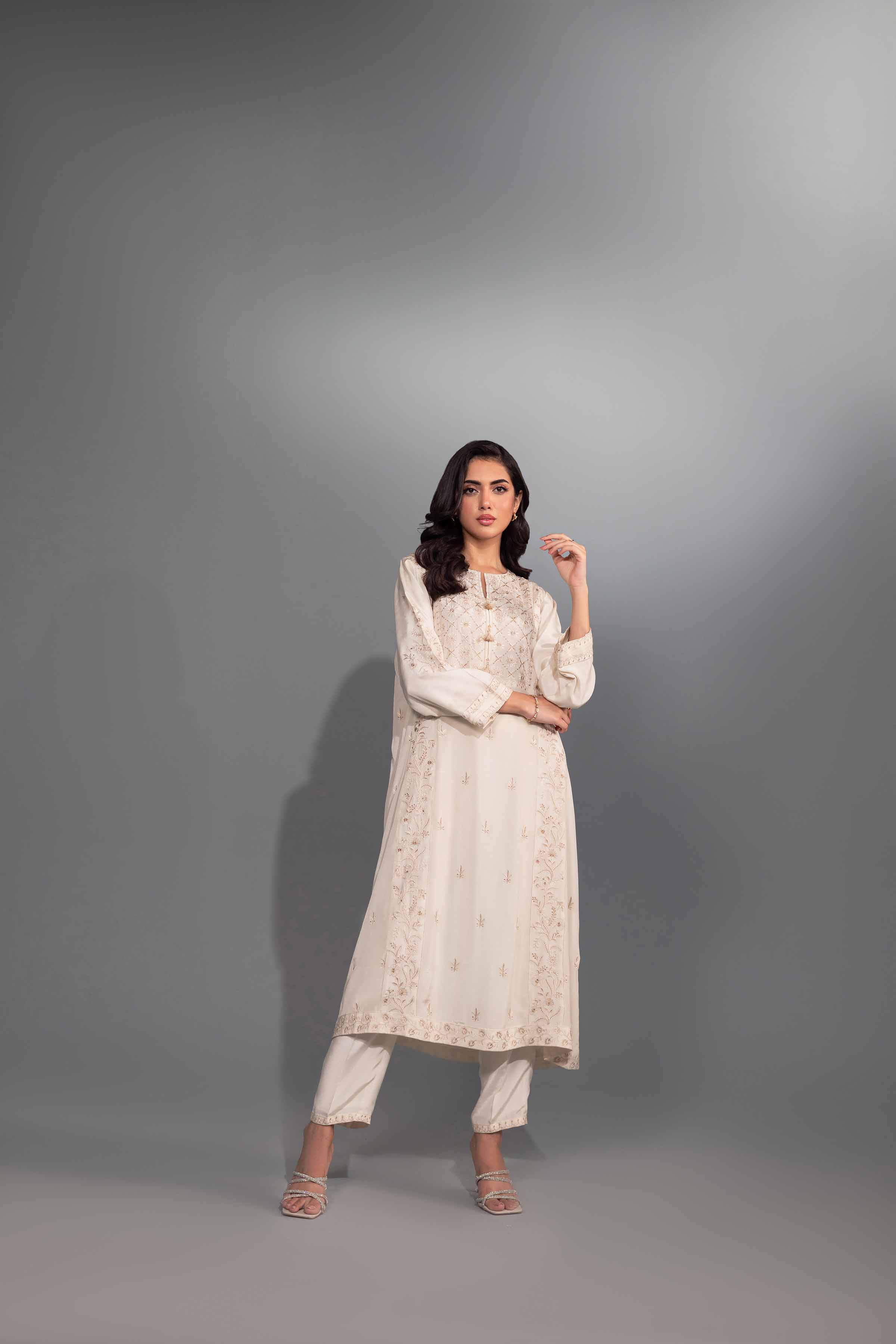 2 Piece - Embroidered Suit - KFW24-34 - Image 4