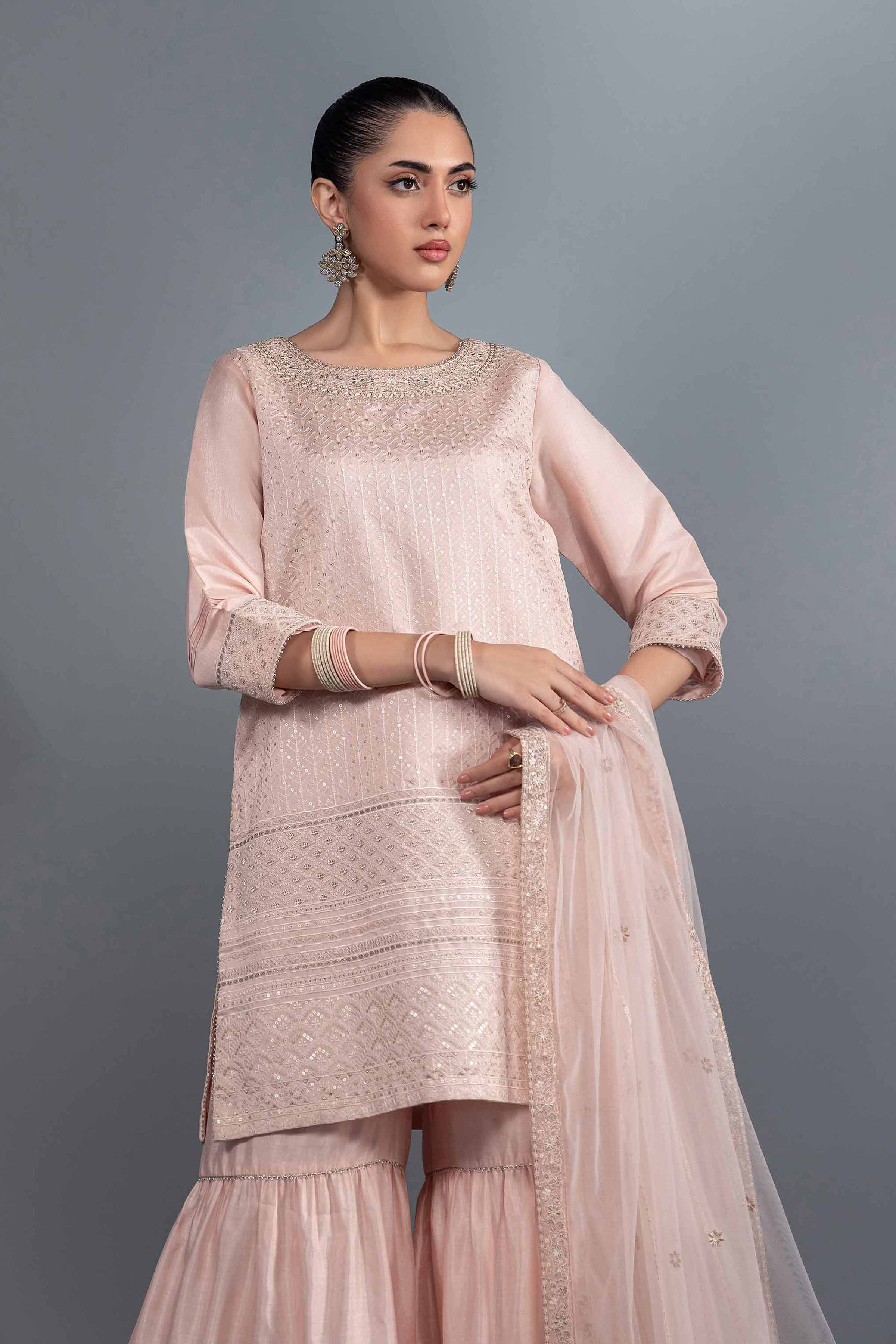 3 Piece - Embroidered Suit - KFW24-35 - Image 3