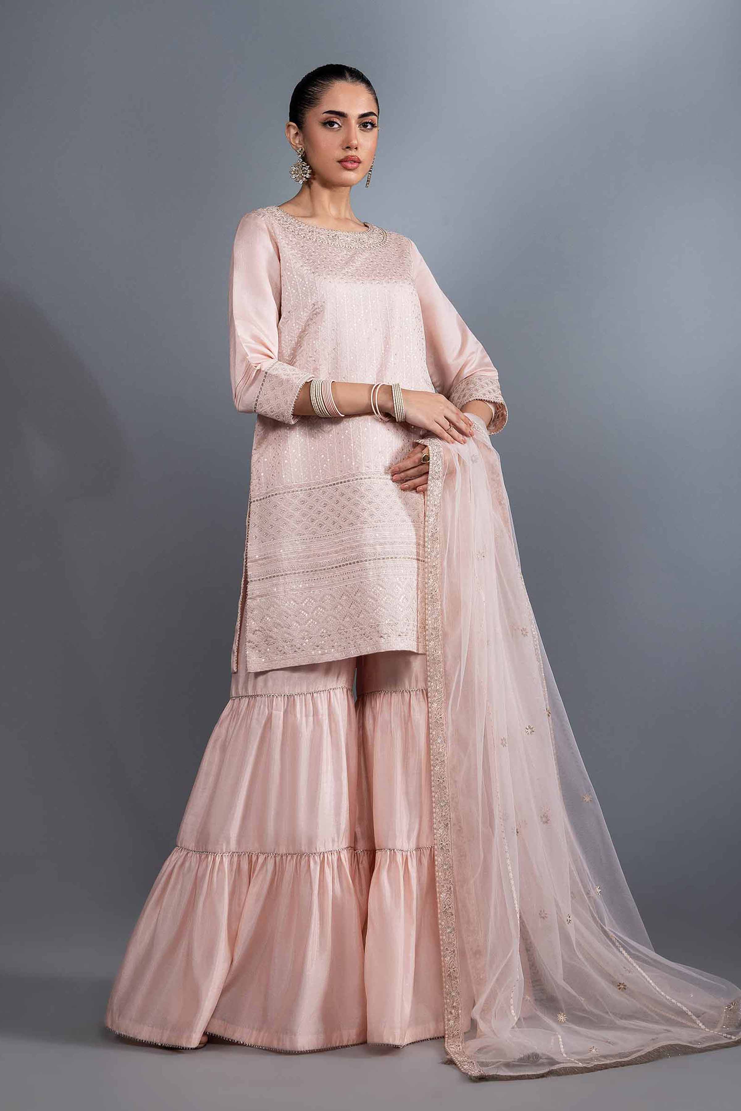 3 Piece - Embroidered Suit - KFW24-35 - Image 4