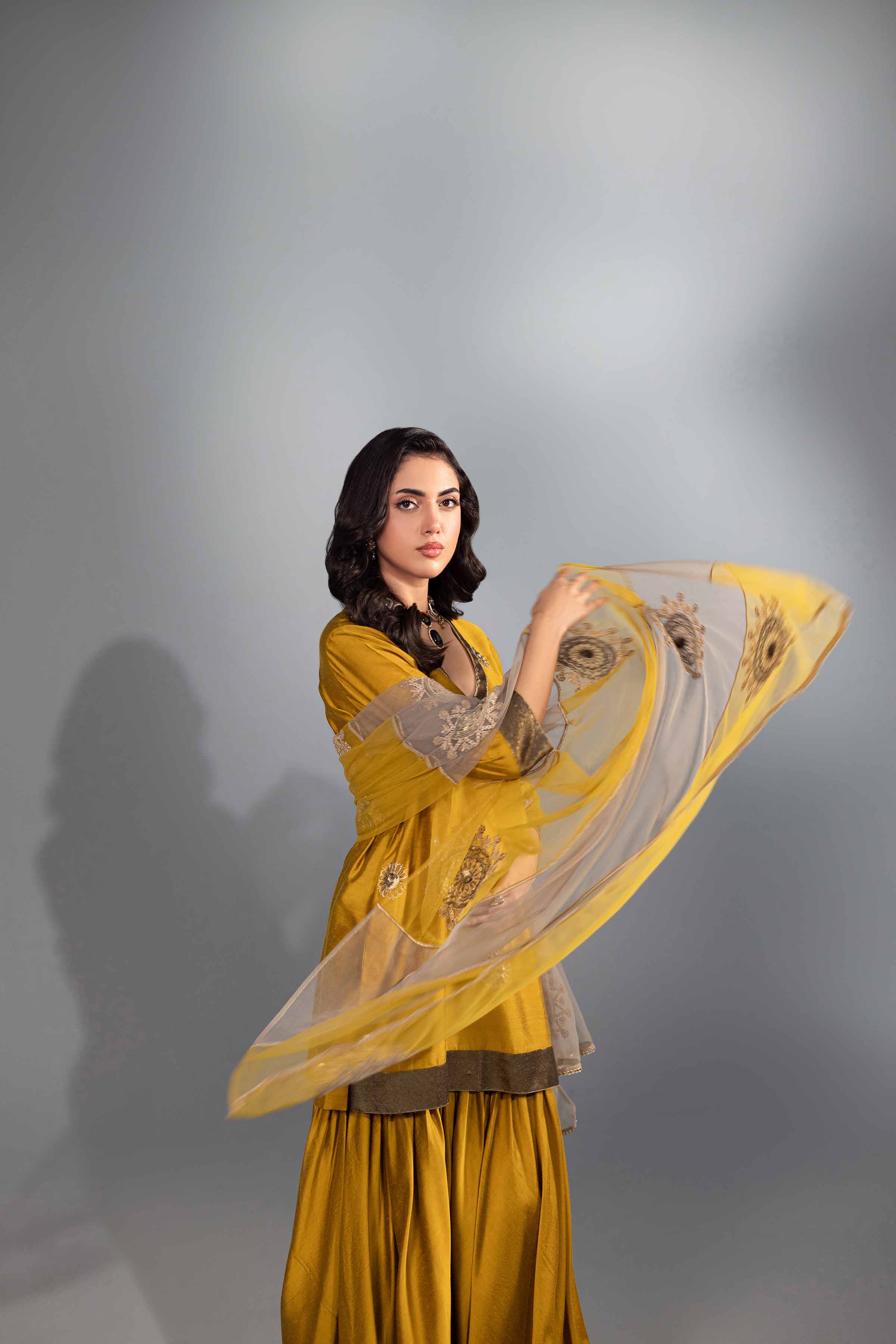 3 Piece - Embroidered Suit - KFW24-37 - Image 8