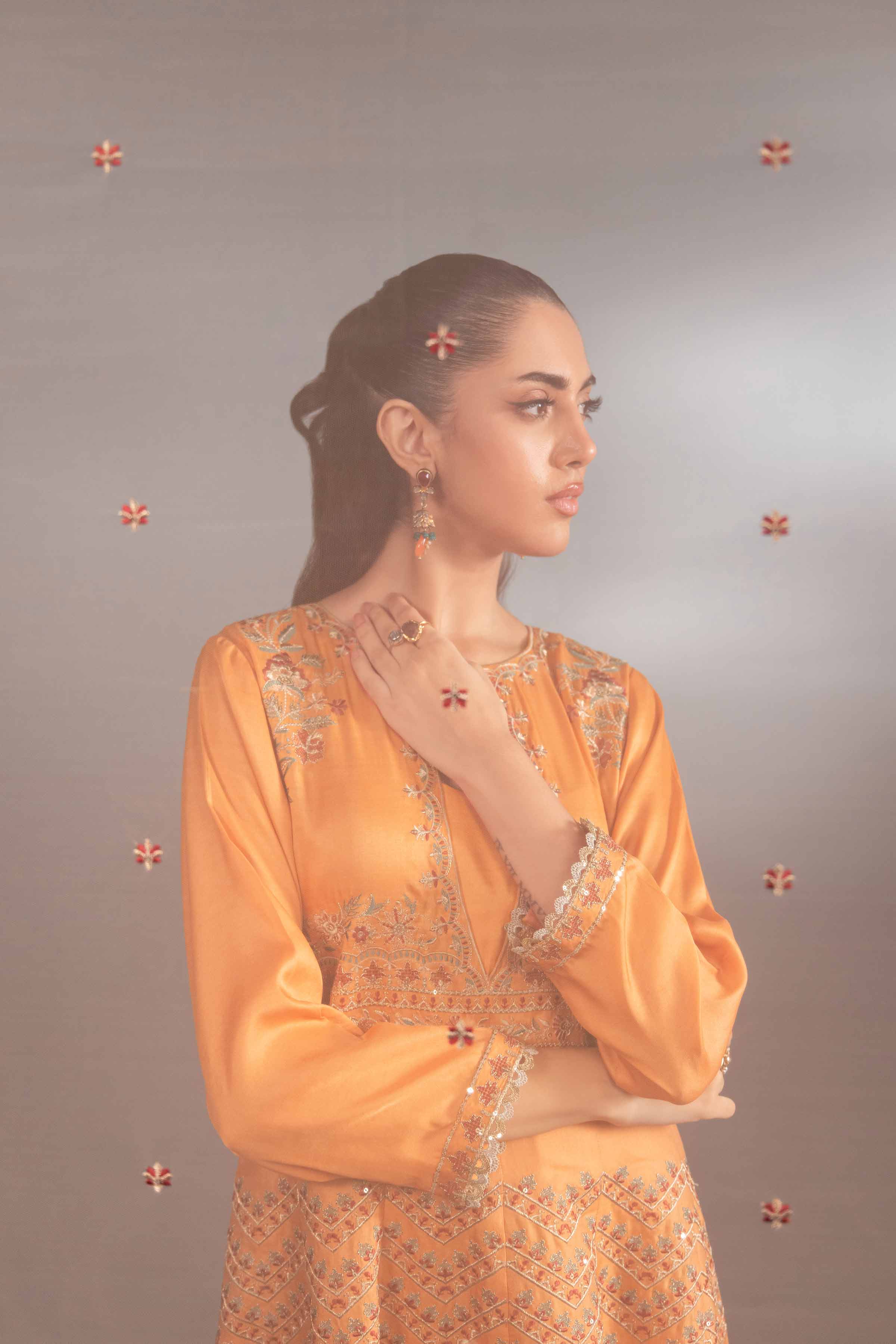 2 Piece - Embroidered Suit - KFW24-44 - Image 6