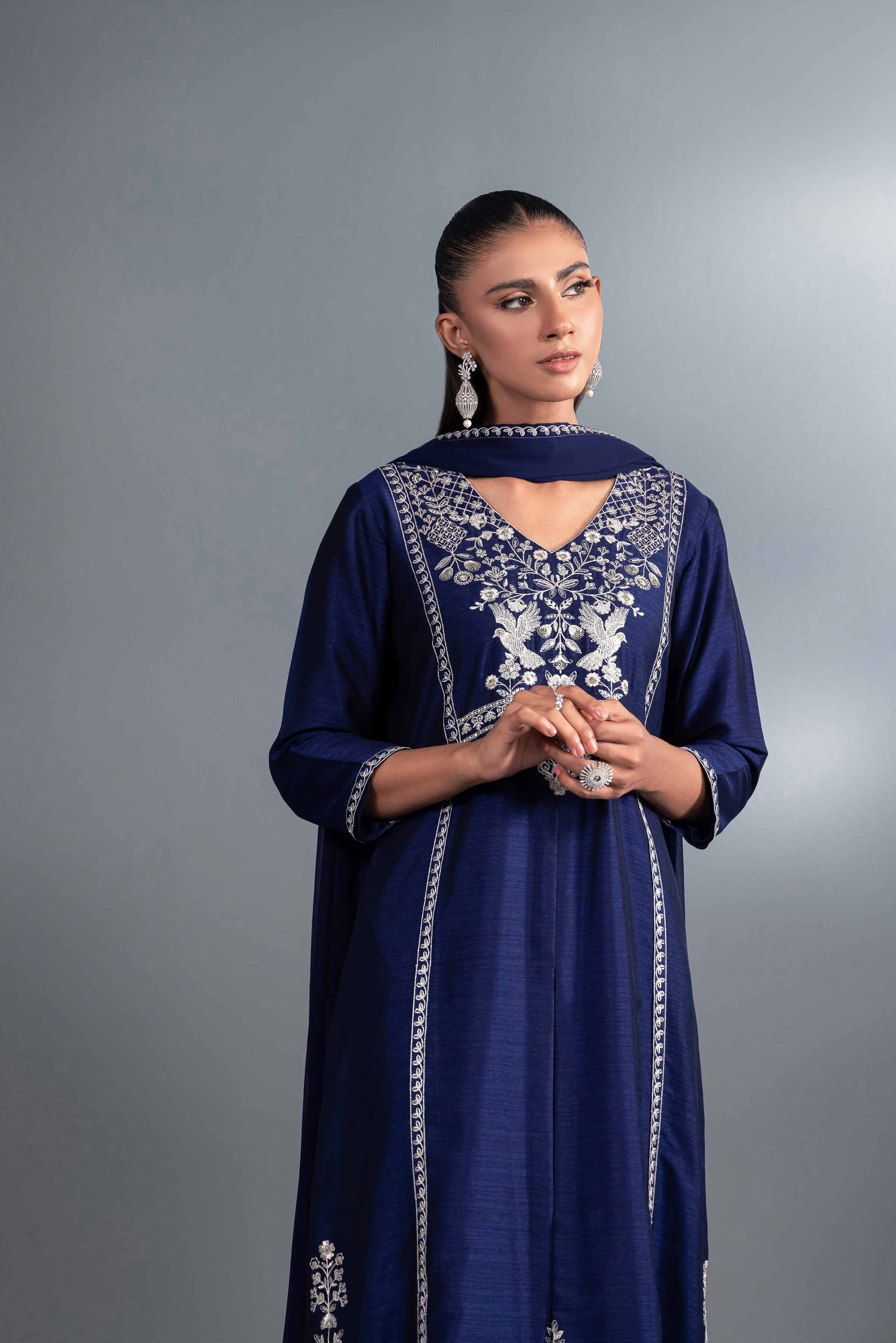 3 Piece - Embroidered Suit - KFW24-45 - Image 7