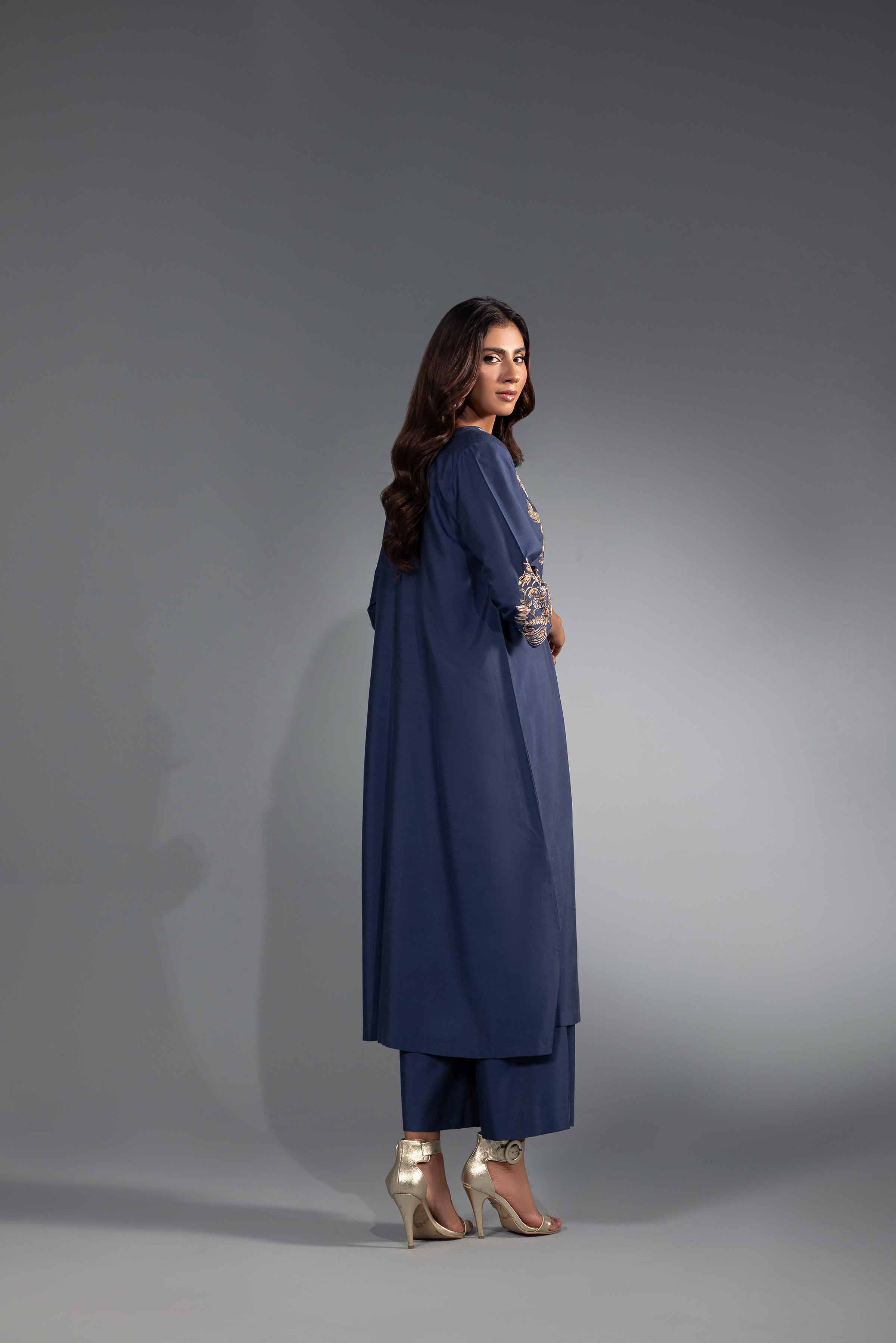 3 Piece - Embroidered Suit - KFW24-50 - Image 3