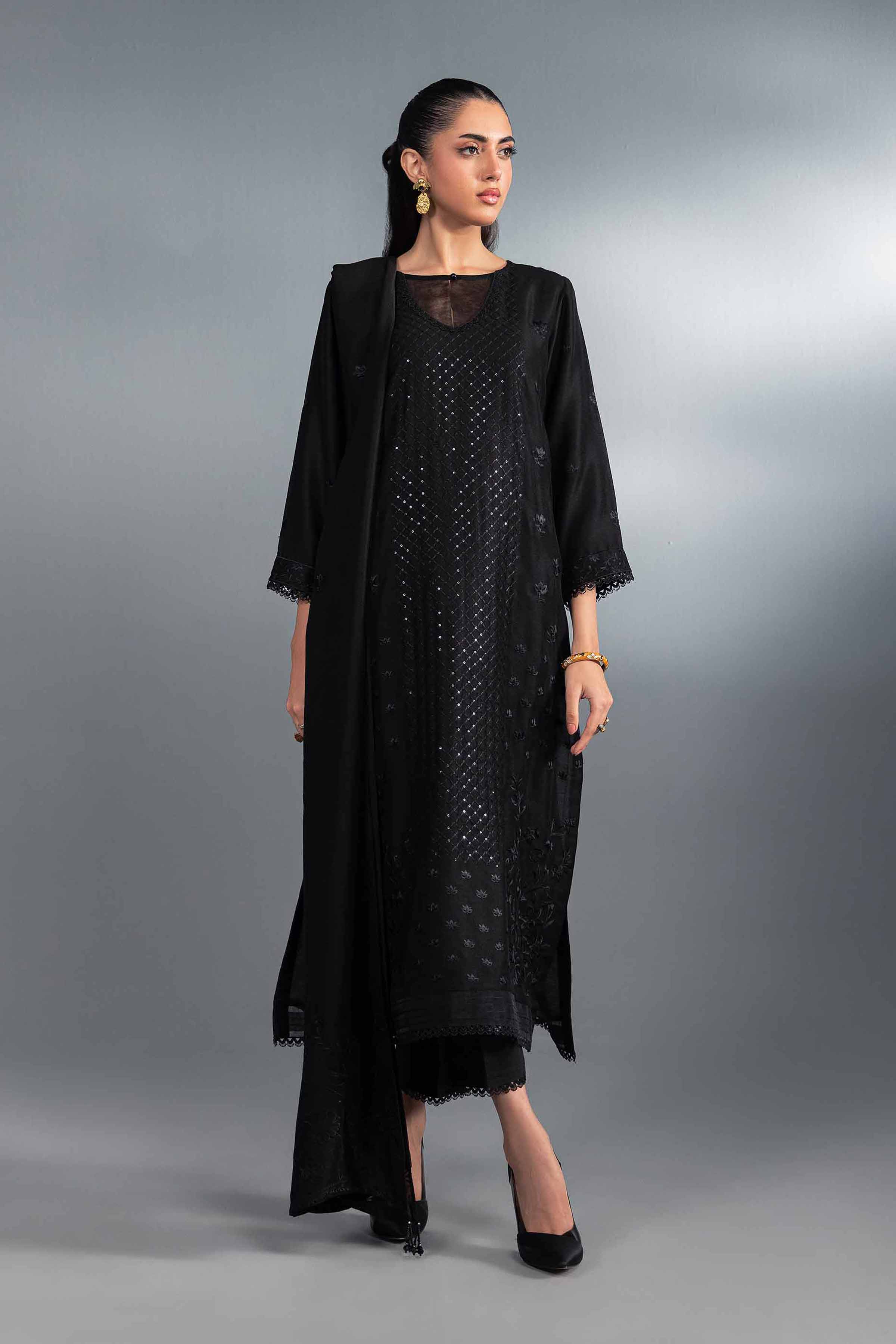 3 Piece - Embroidered Suit - KFW24-51 - Image 2