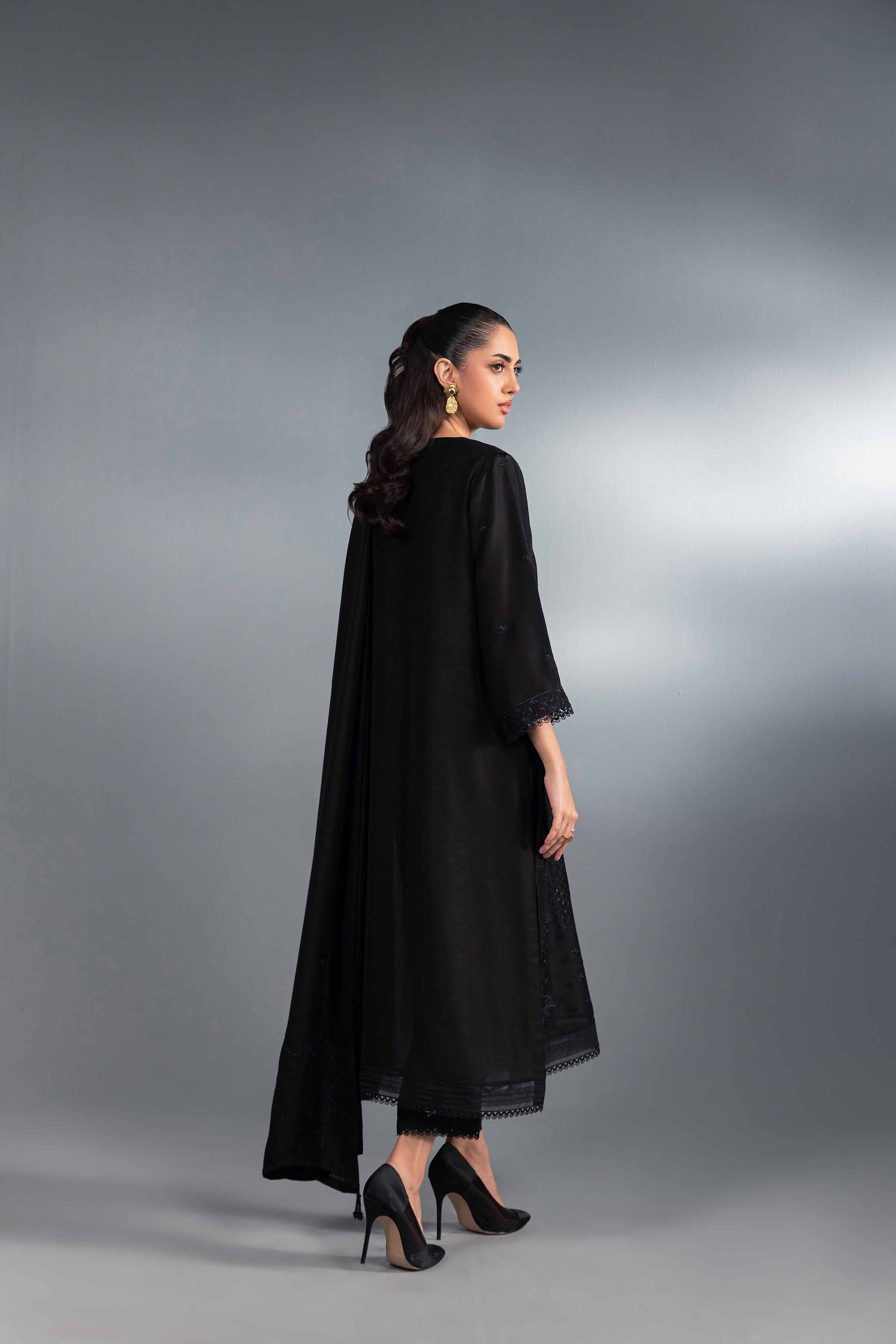 3 Piece - Embroidered Suit - KFW24-51 - Image 3