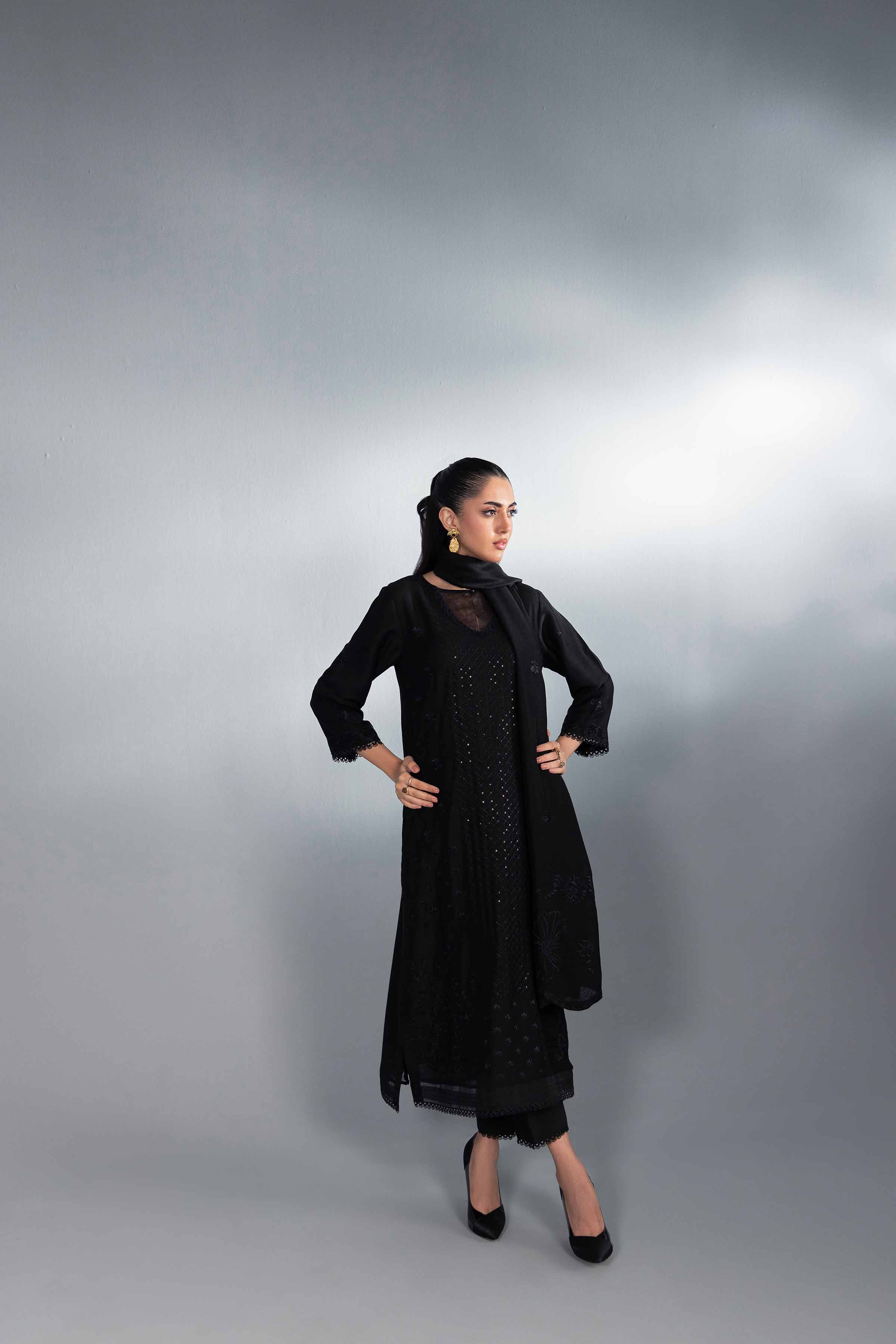 3 Piece - Embroidered Suit - KFW24-51 - Image 5